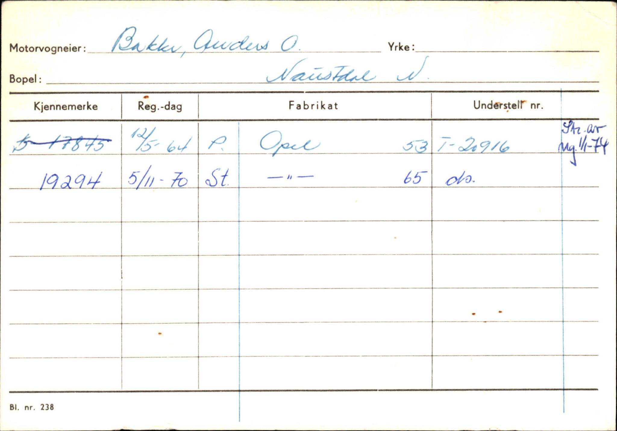 Statens vegvesen, Sogn og Fjordane vegkontor, SAB/A-5301/4/F/L0129: Eigarregistrer Eid A-S, 1945-1975, p. 59