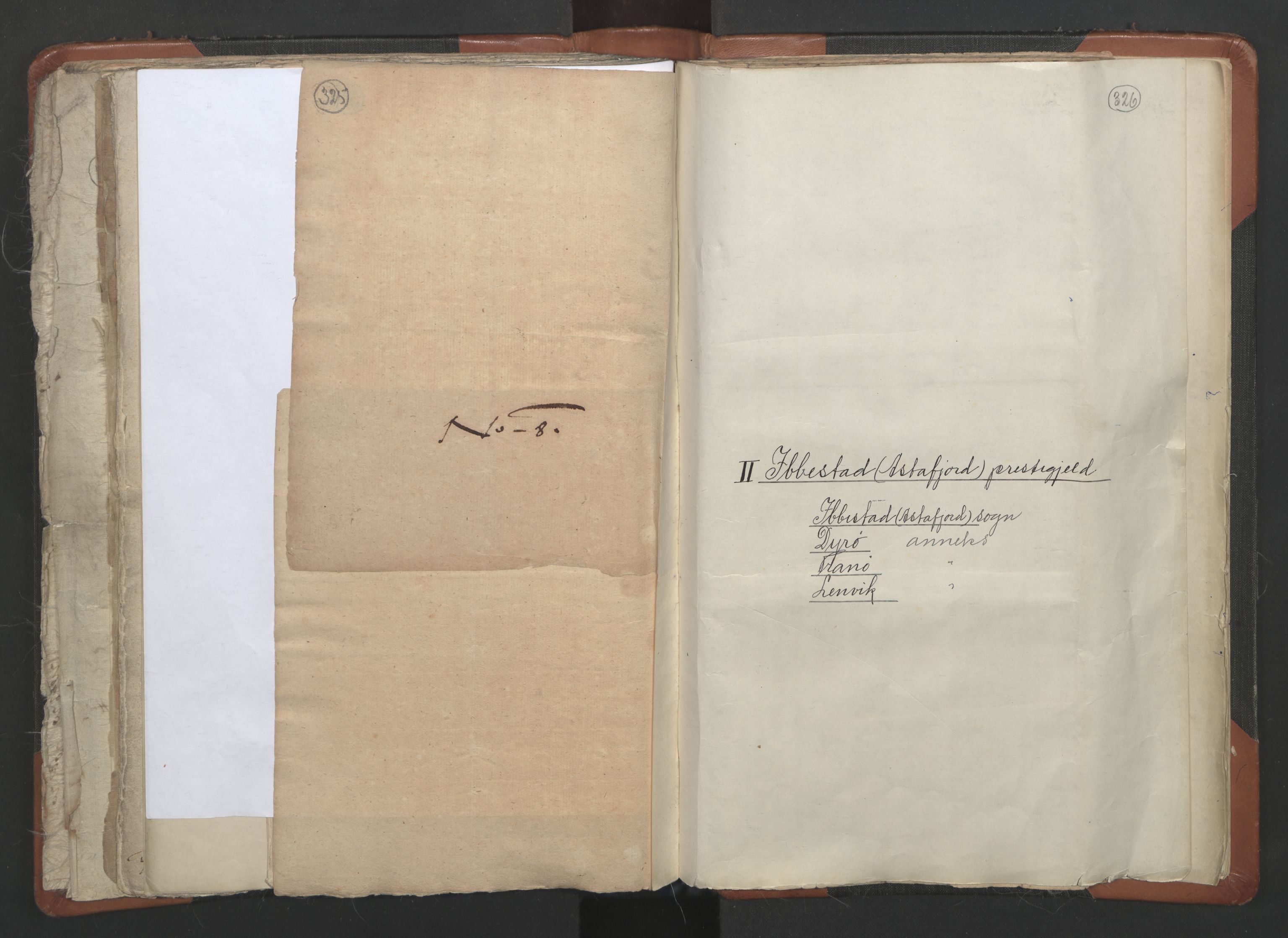 RA, Vicar's Census 1664-1666, no. 36: Lofoten and Vesterålen deanery, Senja deanery and Troms deanery, 1664-1666, p. 325-326