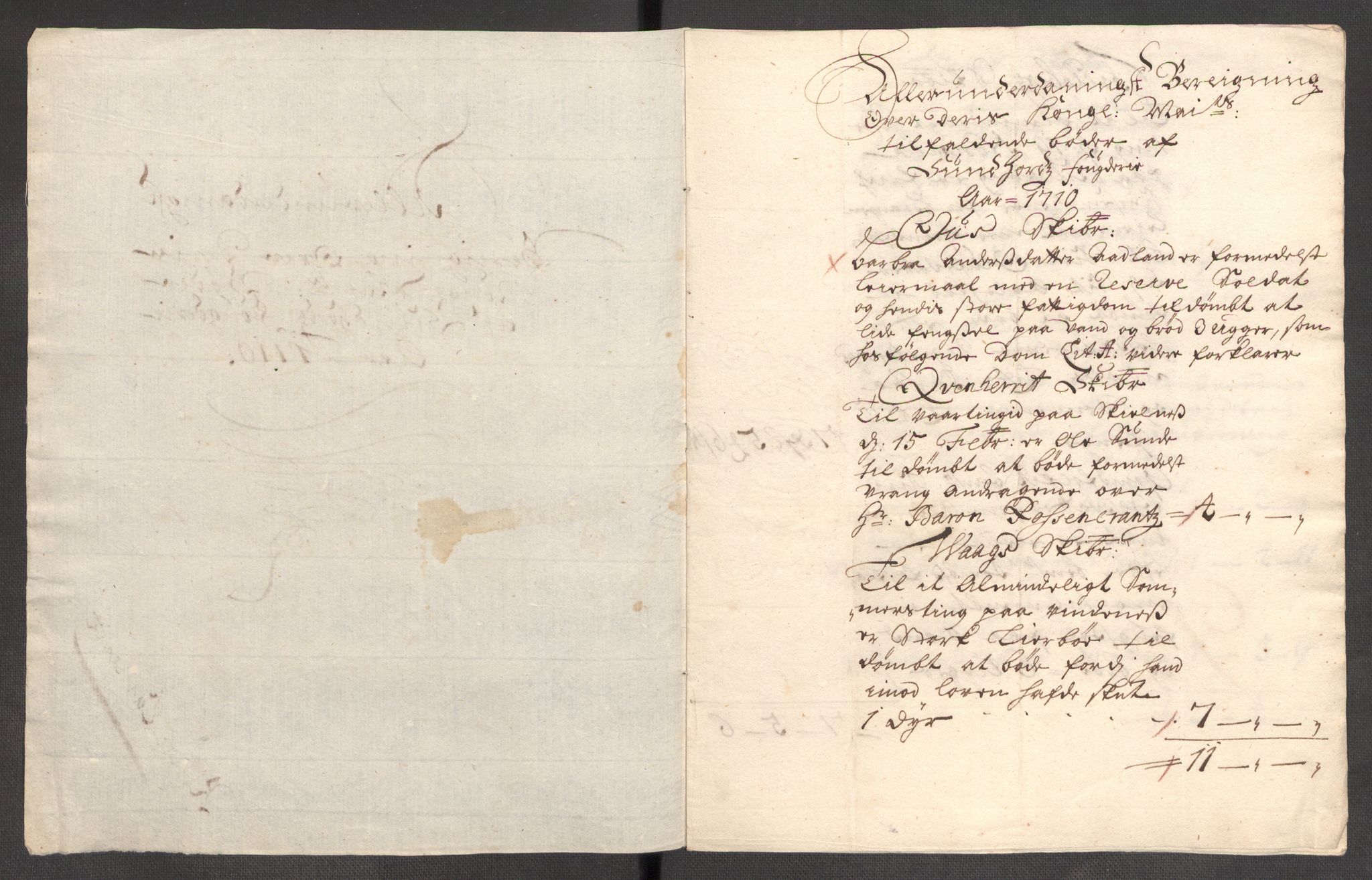 Rentekammeret inntil 1814, Reviderte regnskaper, Fogderegnskap, RA/EA-4092/R48/L2986: Fogderegnskap Sunnhordland og Hardanger, 1709-1710, p. 363