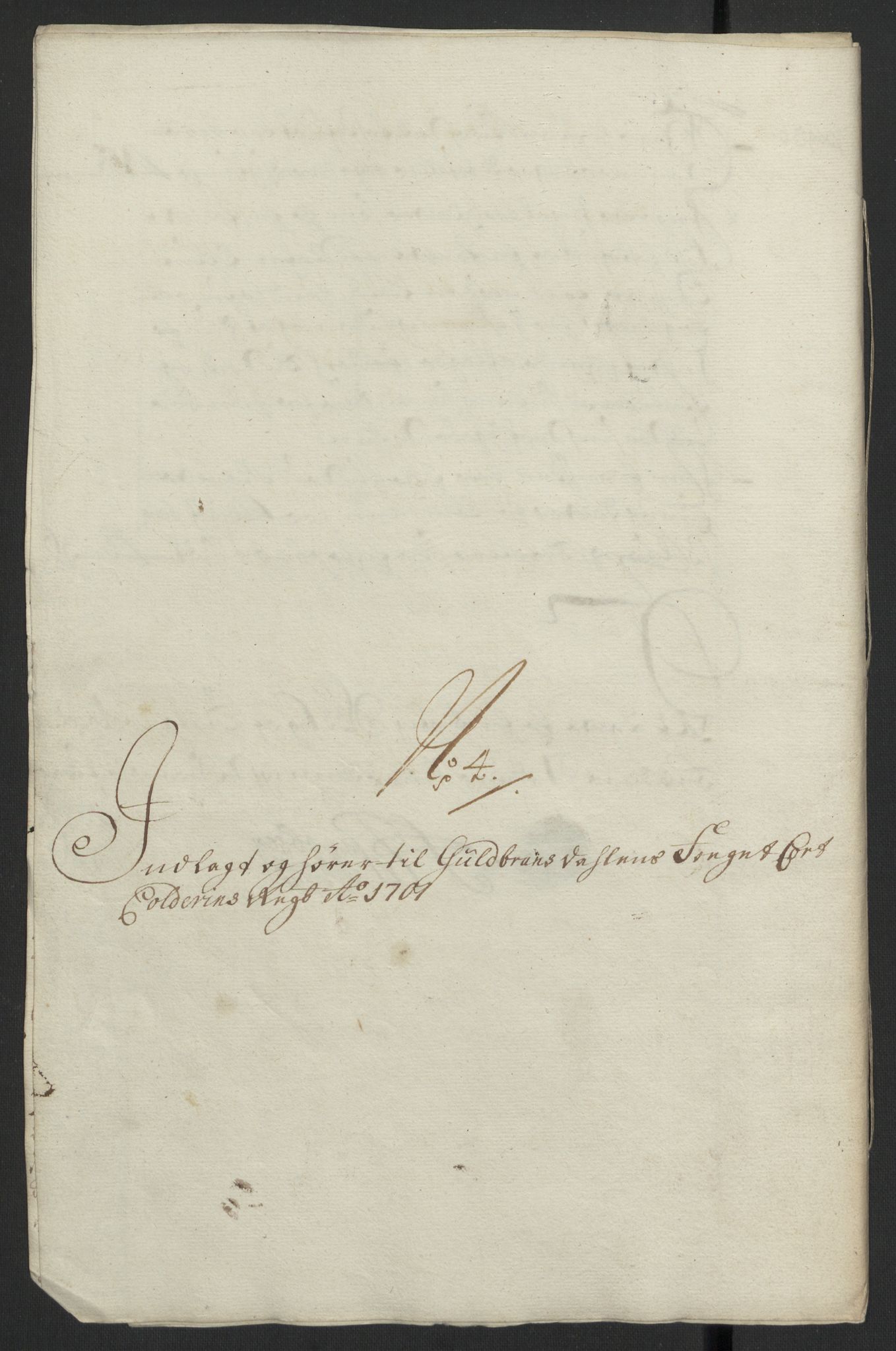 Rentekammeret inntil 1814, Reviderte regnskaper, Fogderegnskap, AV/RA-EA-4092/R17/L1174: Fogderegnskap Gudbrandsdal, 1701, p. 60