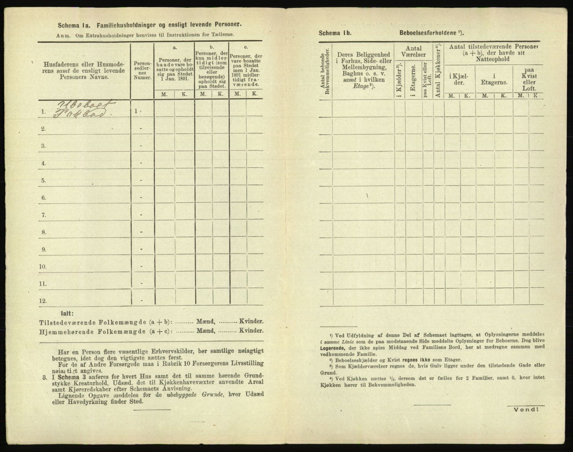 RA, 1891 census for 0104 Moss, 1891, p. 357