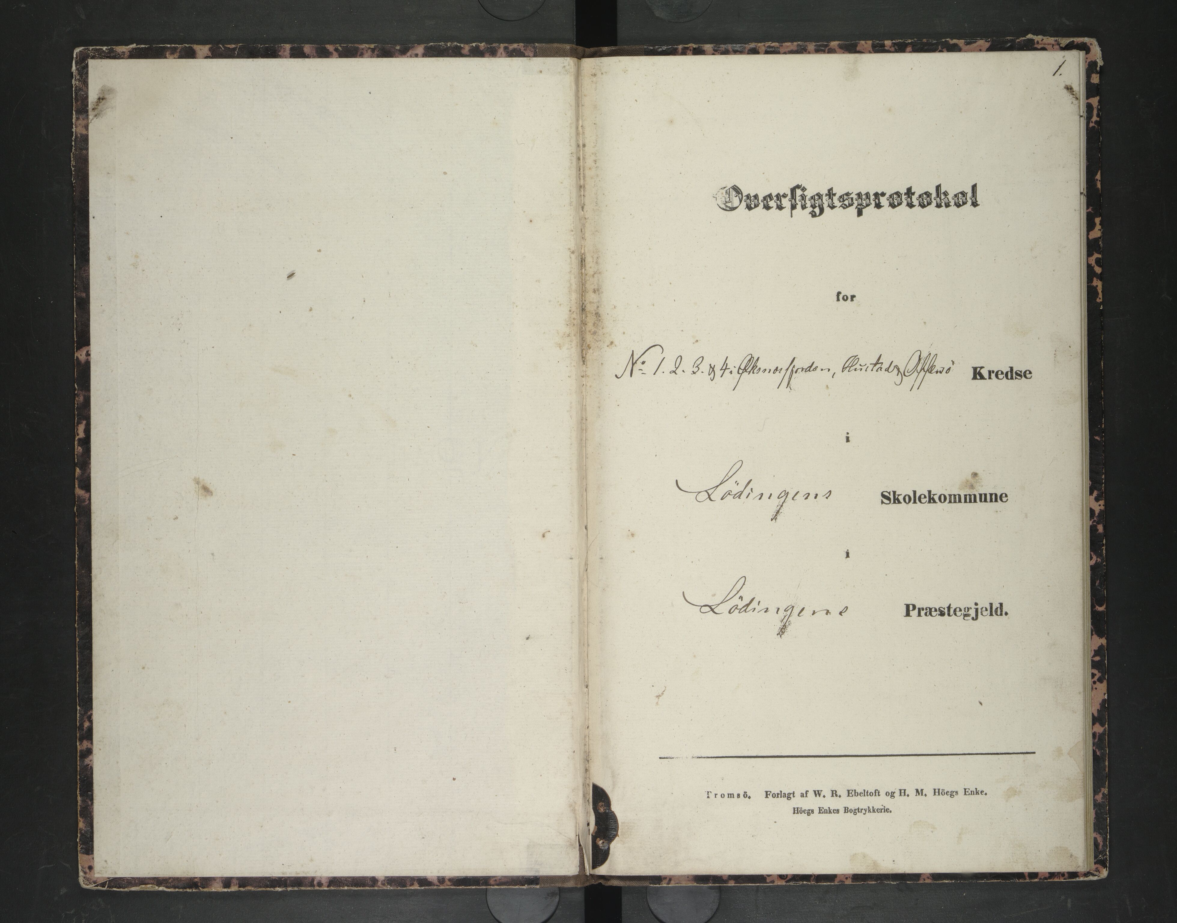 Lødingen kommune. Ymse skolekretser, AIN/K-18510.510.04/F/Fc/L0002: Husjord/Høyvåg/Kvankjosen/Offersøy/Øksnes/Ytterstad, 1863-1868