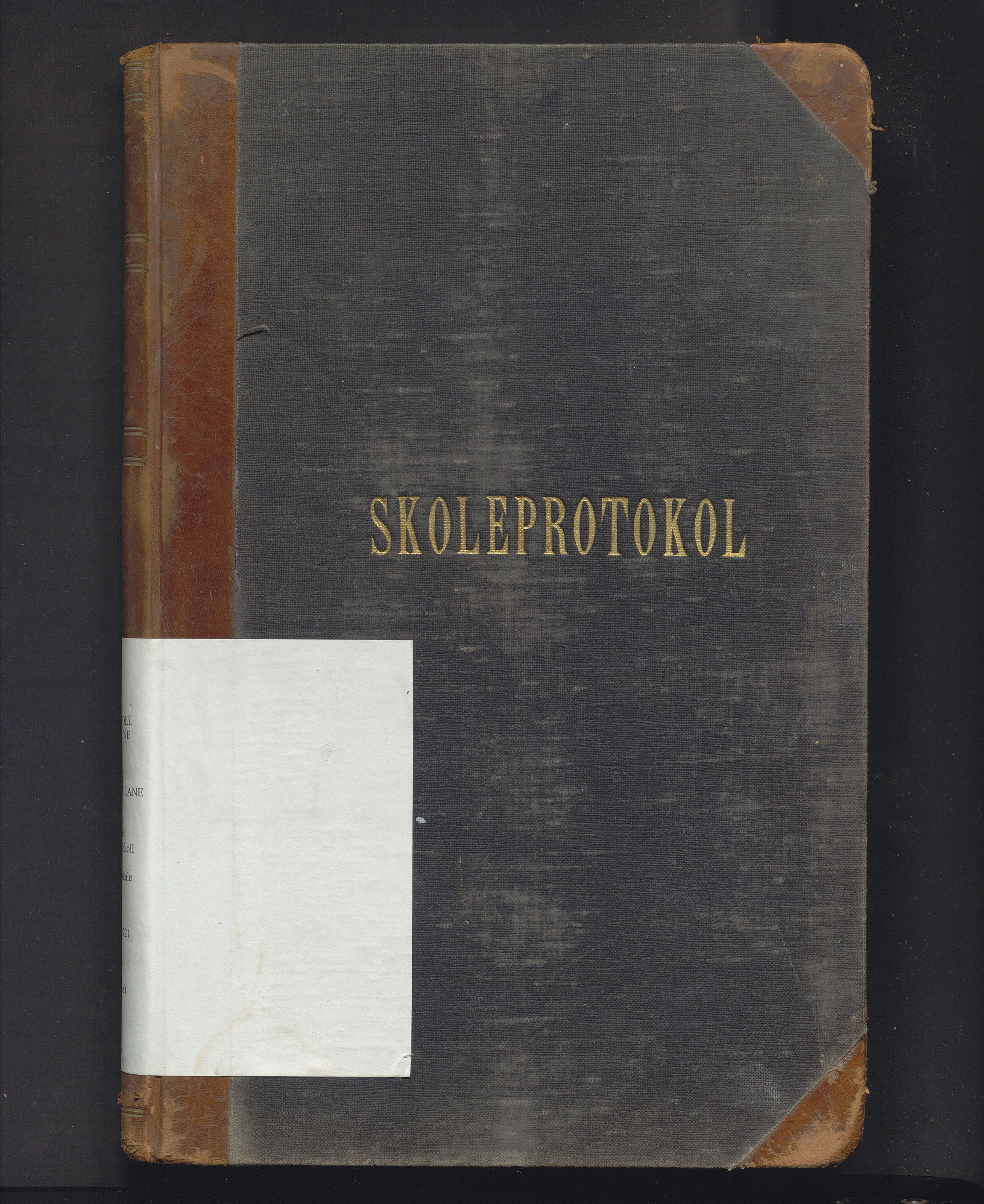 Austevoll kommune. Barneskulane, IKAH/1244-231/F/Fa/L0011a: Skuleprotokoll for Storebø skule med dagbok, 1916-1921