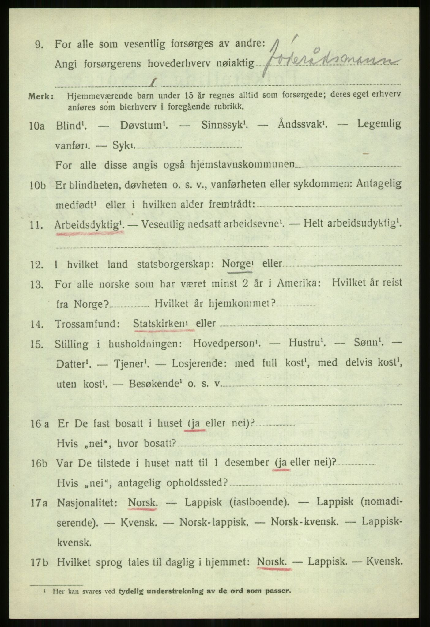 SATØ, 1920 census for Målselv, 1920, p. 7864