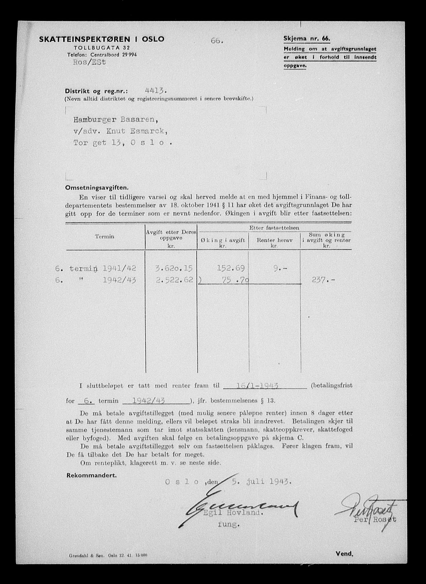 Justisdepartementet, Tilbakeføringskontoret for inndratte formuer, AV/RA-S-1564/H/Hc/Hcc/L0964: --, 1945-1947, p. 770