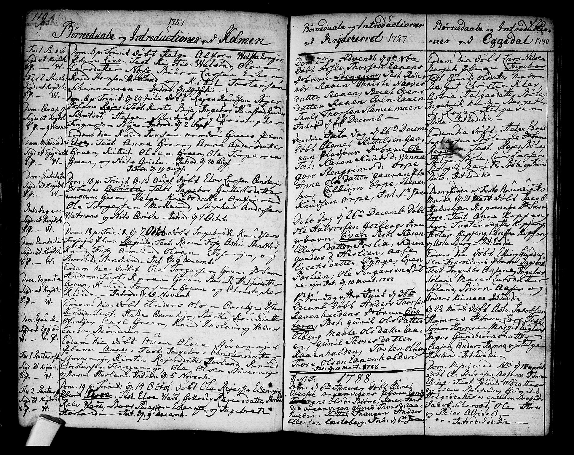 Sigdal kirkebøker, AV/SAKO-A-245/F/Fa/L0002: Parish register (official) no. I 2, 1778-1792, p. 119-120