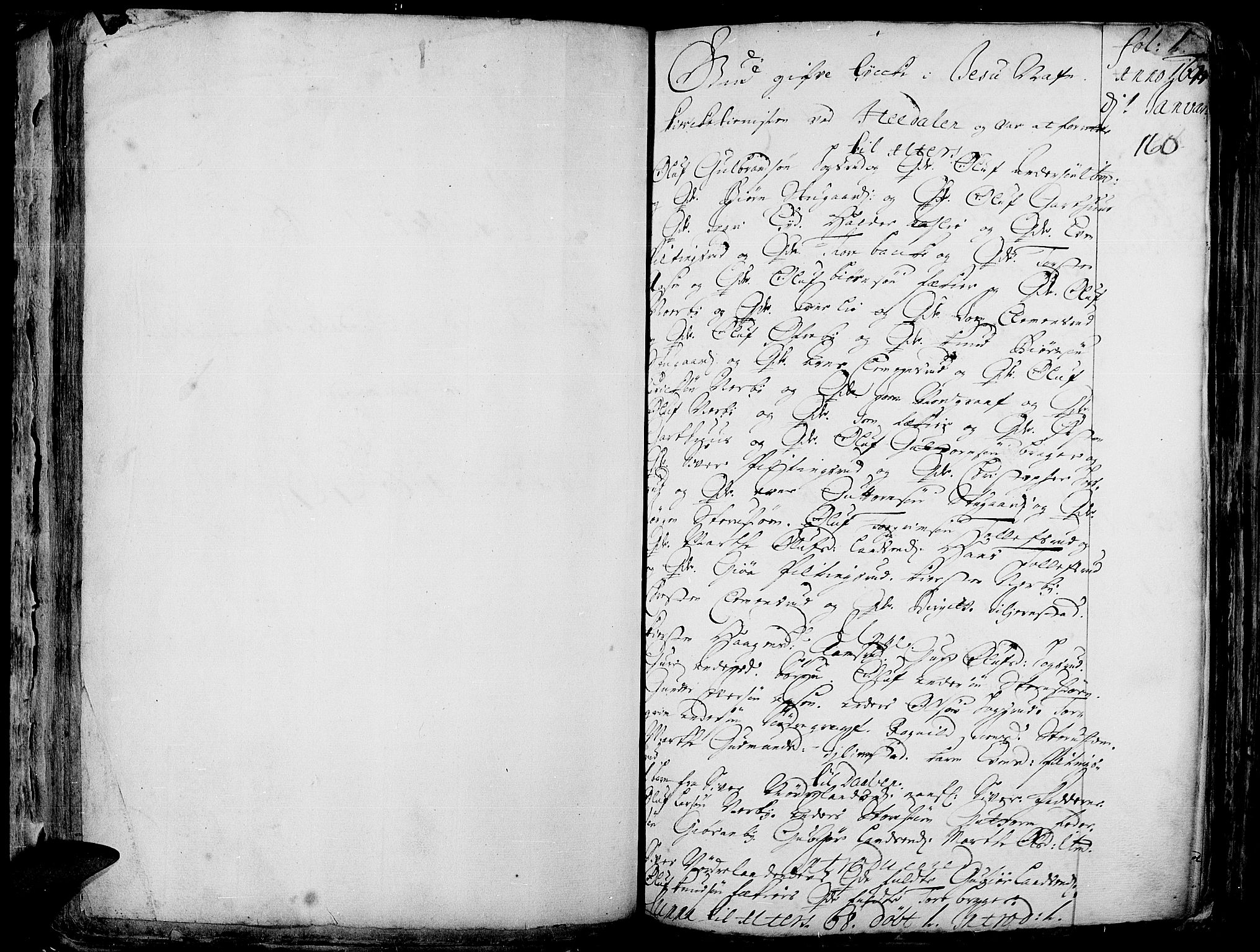 Aurdal prestekontor, SAH/PREST-126/H/Ha/Haa/L0001: Parish register (official) no. 1-3, 1692-1730, p. 160