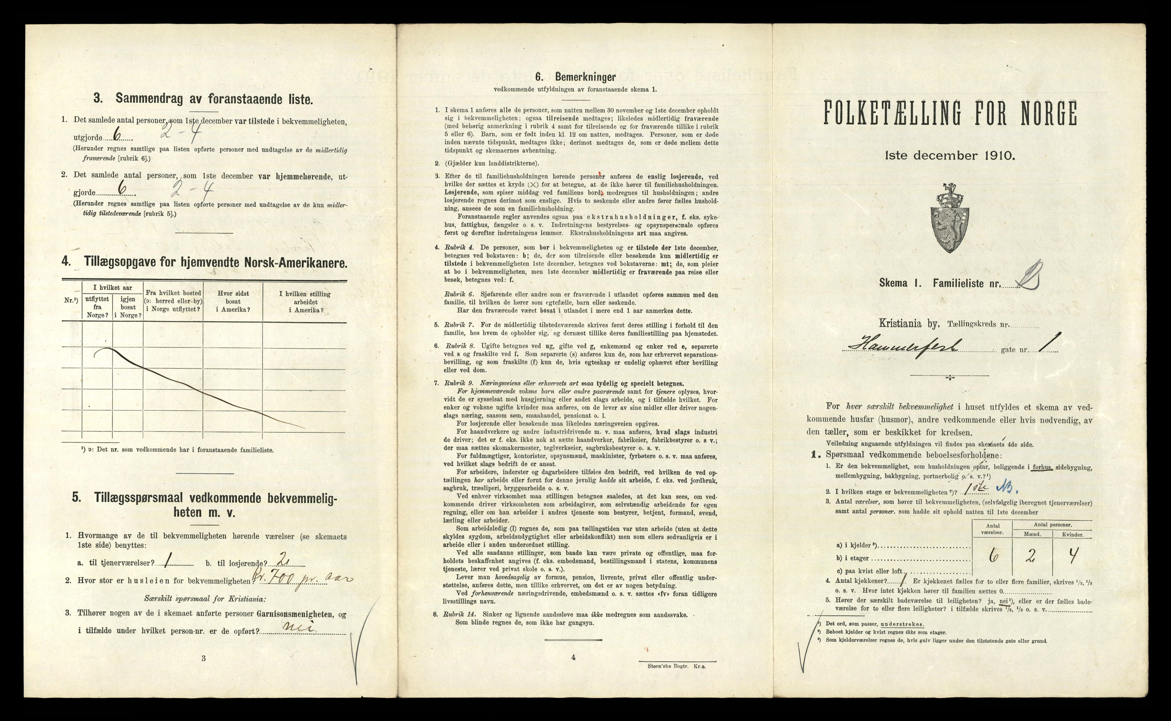 RA, 1910 census for Kristiania, 1910, p. 33195