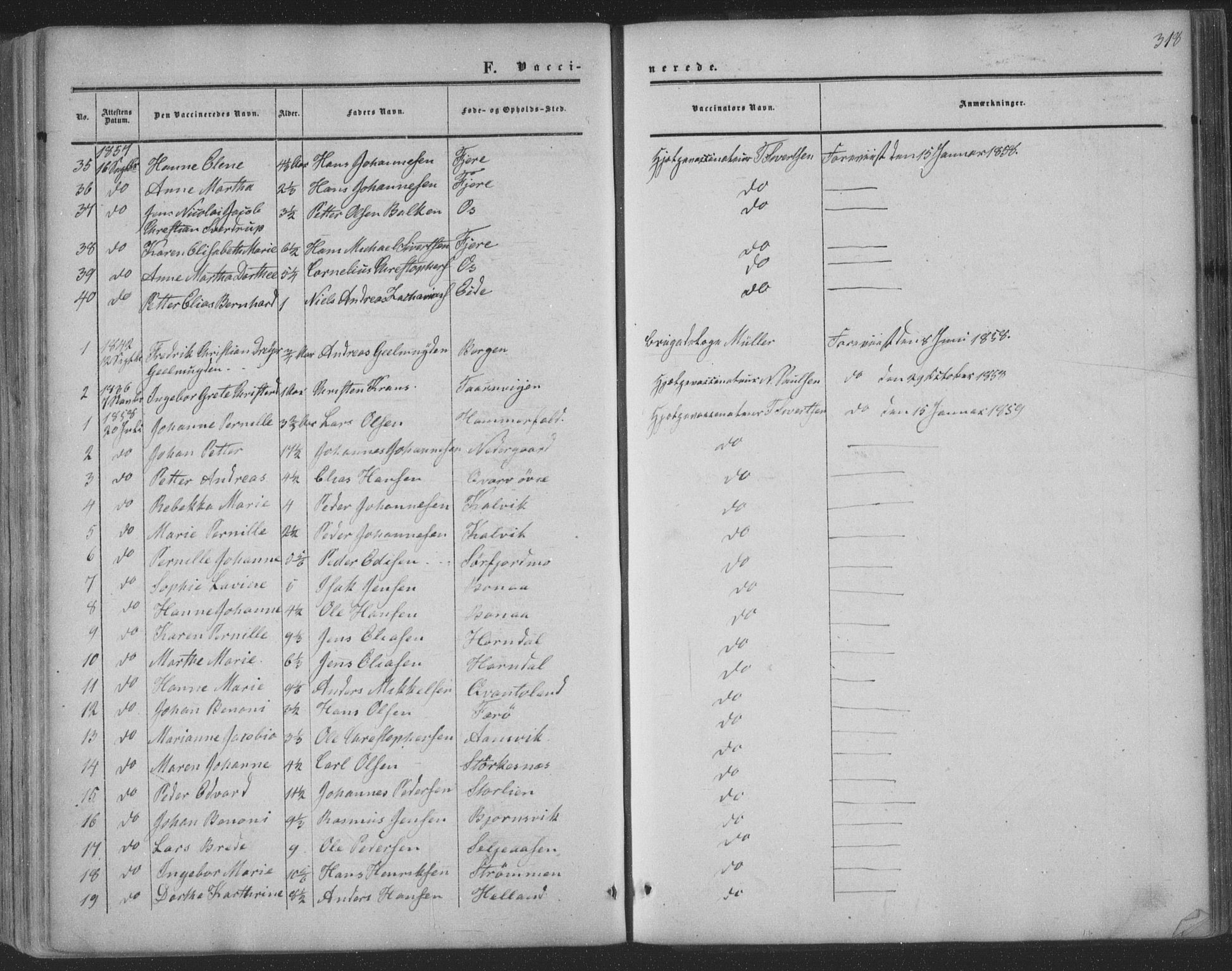 Ministerialprotokoller, klokkerbøker og fødselsregistre - Nordland, AV/SAT-A-1459/853/L0770: Parish register (official) no. 853A09, 1857-1870, p. 318