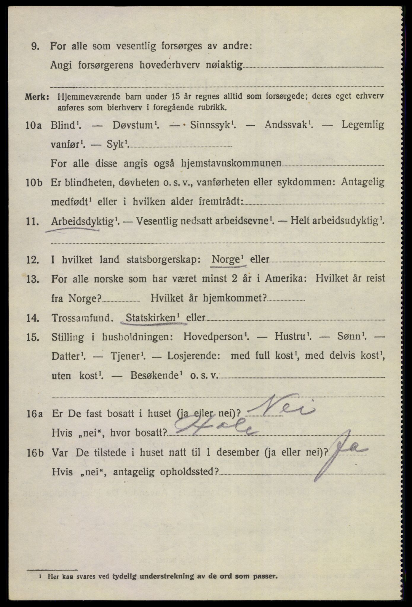 SAKO, 1920 census for Norderhov, 1920, p. 17641