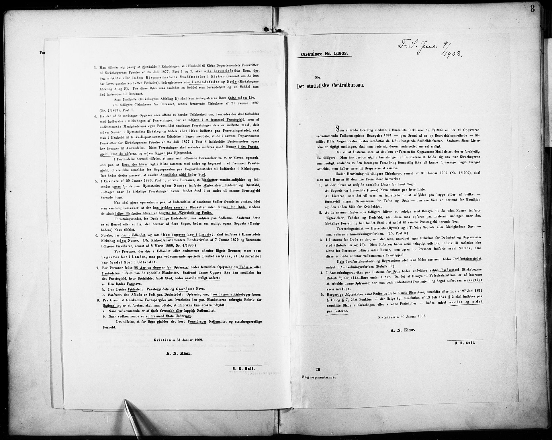 Fiskum kirkebøker, SAKO/A-15/F/Fa/L0003: Parish register (official) no. 3, 1890-1905, p. 3
