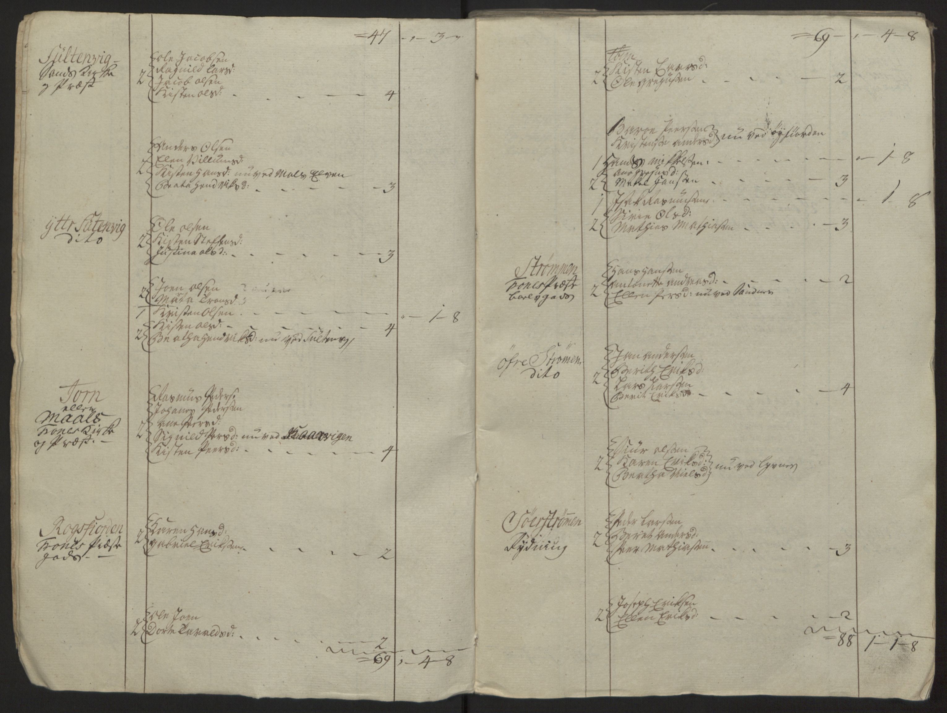 Rentekammeret inntil 1814, Reviderte regnskaper, Fogderegnskap, RA/EA-4092/R68/L4845: Ekstraskatten Senja og Troms, 1762-1765, p. 239