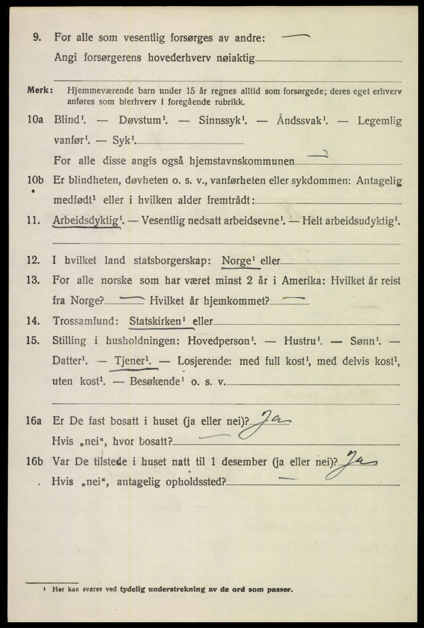 SAH, 1920 census for Øyer, 1920, p. 6723