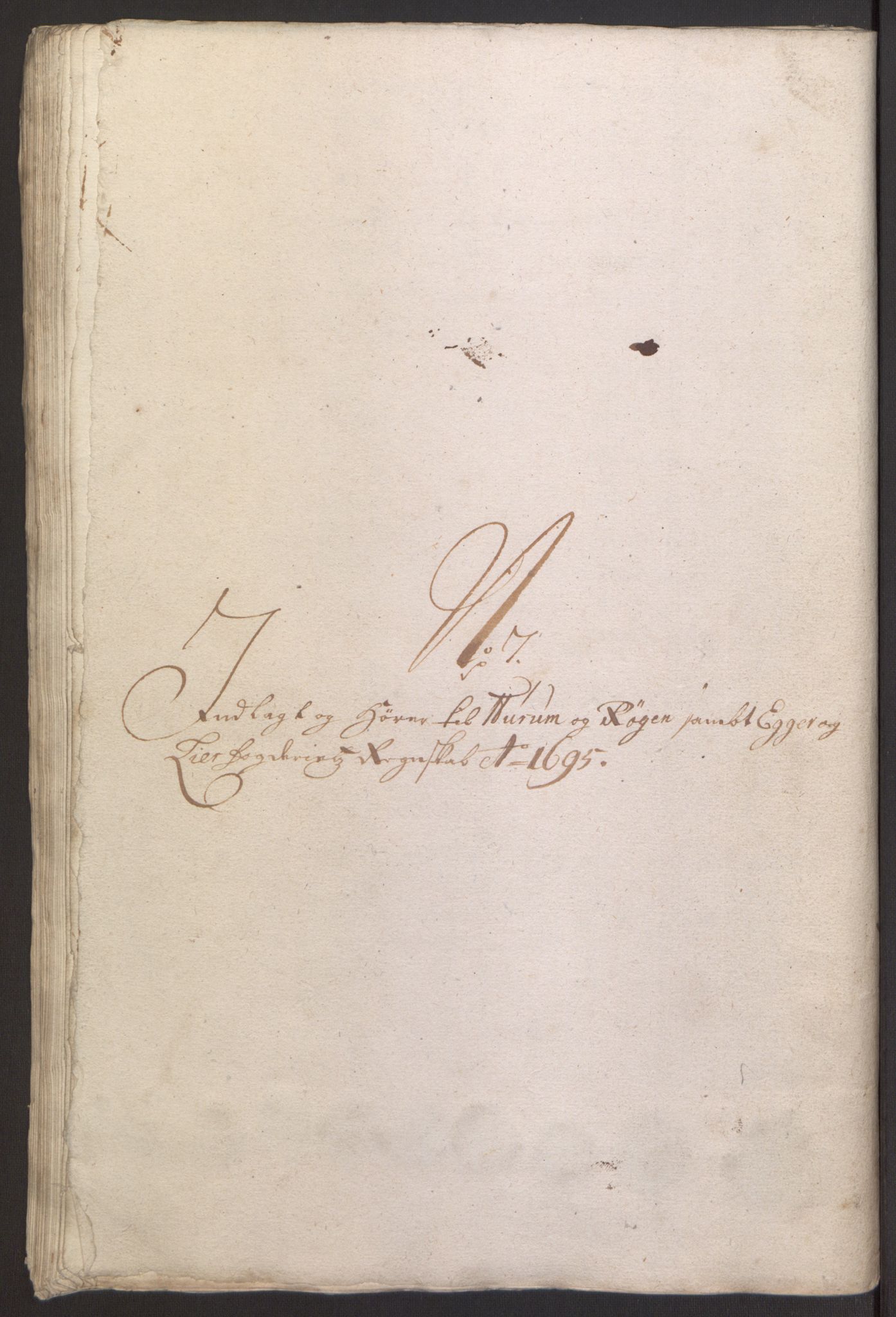 Rentekammeret inntil 1814, Reviderte regnskaper, Fogderegnskap, RA/EA-4092/R30/L1694: Fogderegnskap Hurum, Røyken, Eiker og Lier, 1694-1696, p. 272