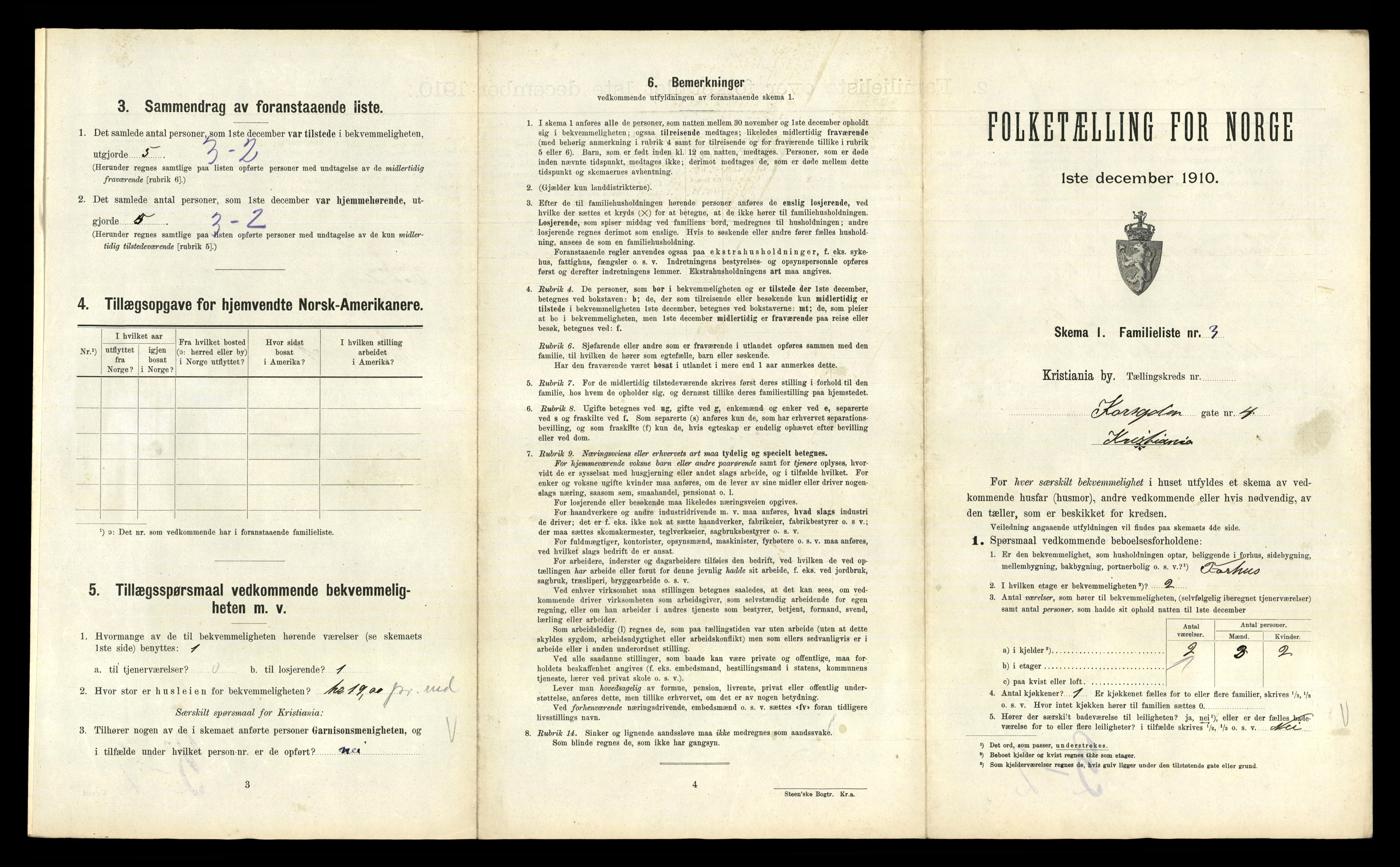 RA, 1910 census for Kristiania, 1910, p. 52589