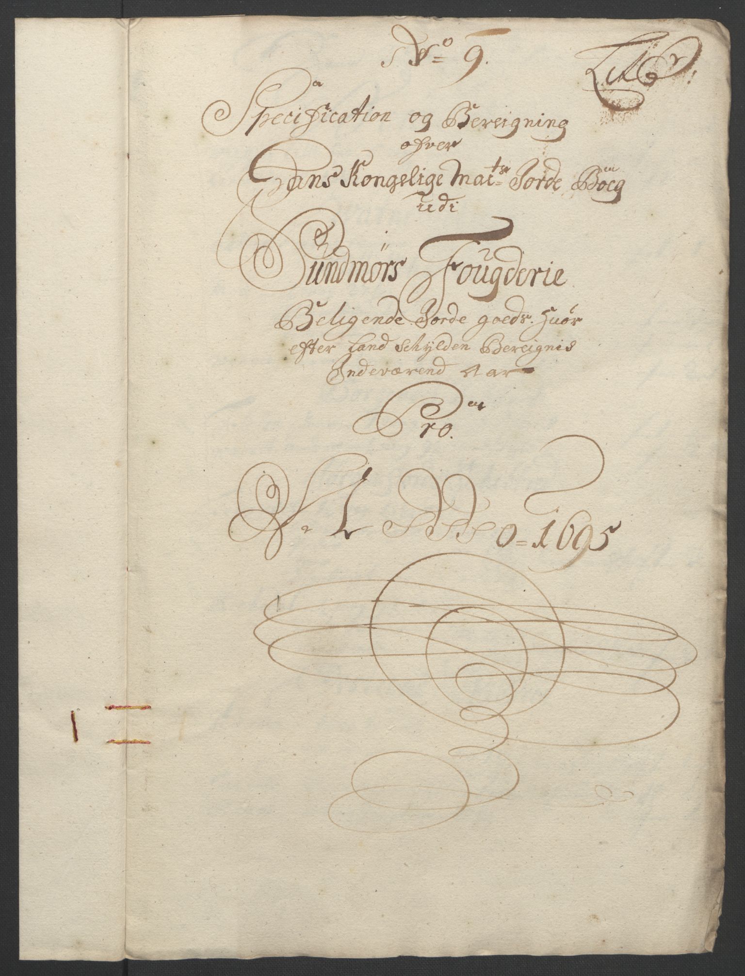 Rentekammeret inntil 1814, Reviderte regnskaper, Fogderegnskap, RA/EA-4092/R54/L3555: Fogderegnskap Sunnmøre, 1694-1695, p. 308