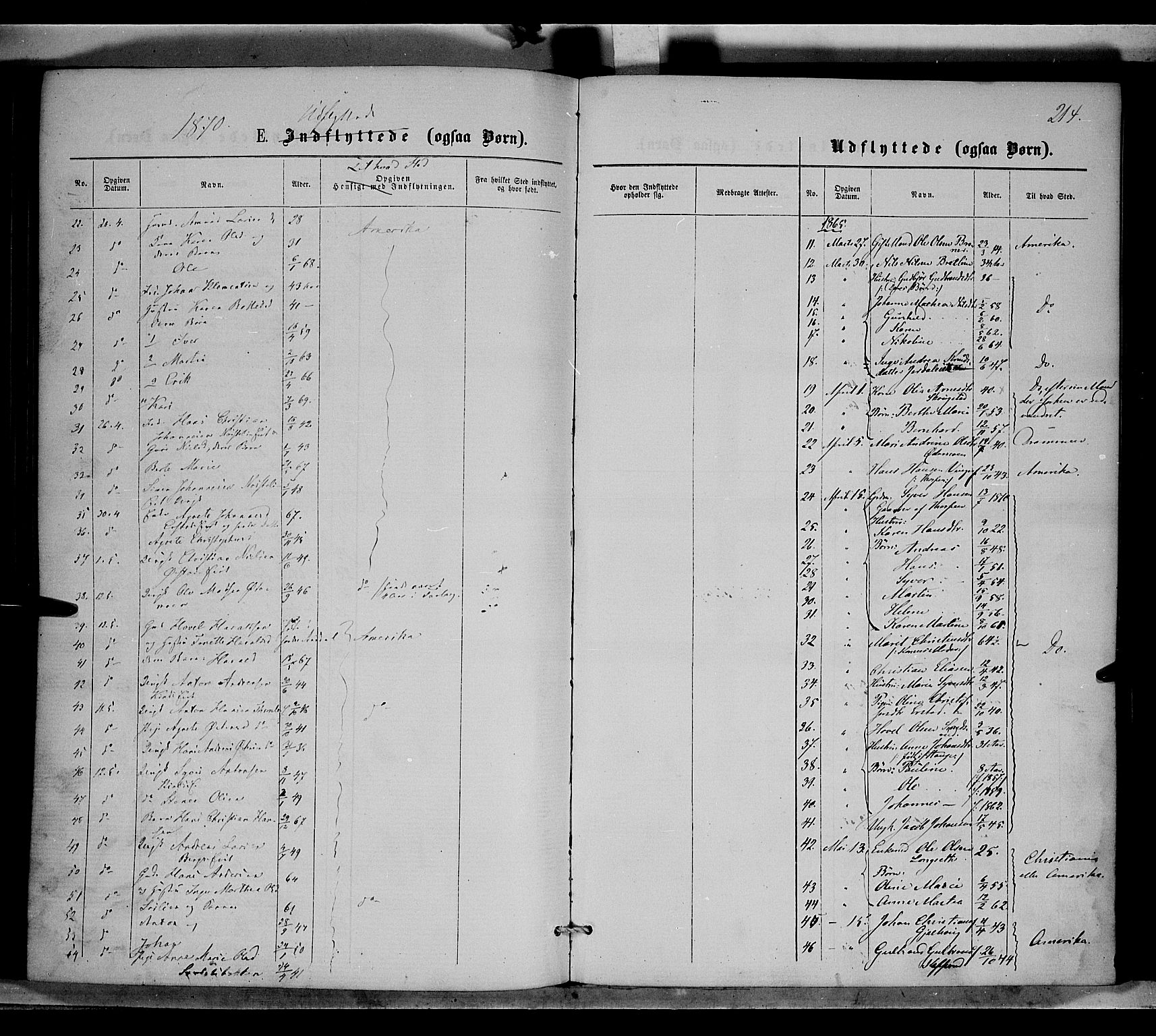 Nordre Land prestekontor, SAH/PREST-124/H/Ha/Haa/L0001: Parish register (official) no. 1, 1860-1871, p. 214