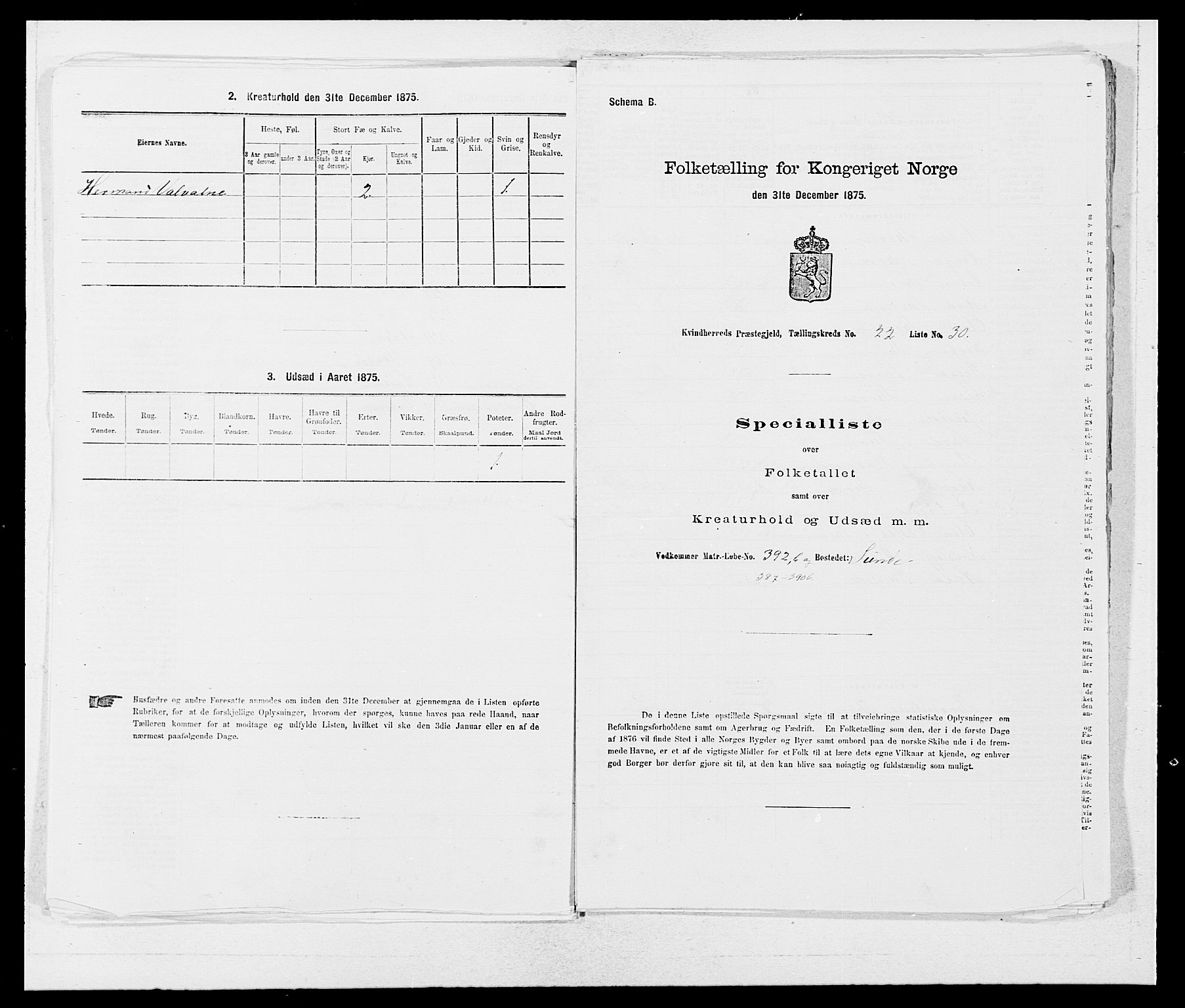 SAB, 1875 census for 1224P Kvinnherad, 1875, p. 1515