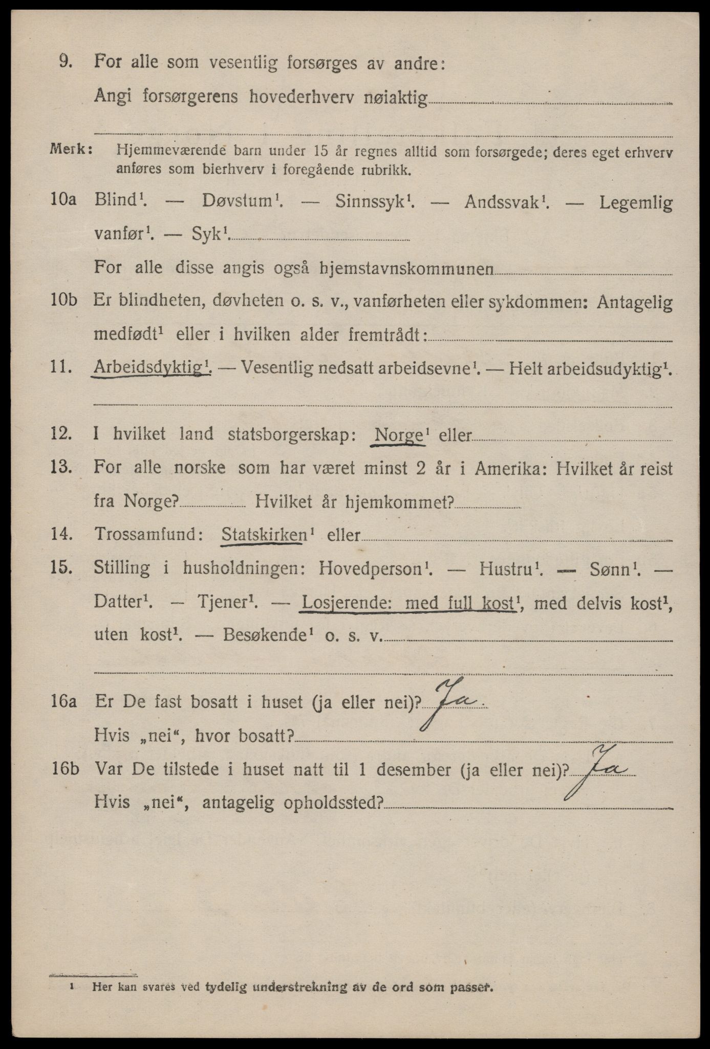 SAKO, 1920 census for Lårdal, 1920, p. 2150