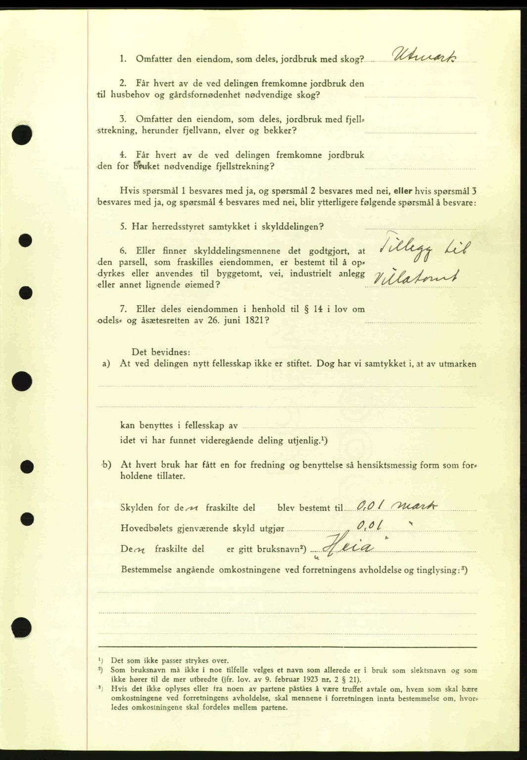 Moss sorenskriveri, SAO/A-10168: Mortgage book no. A9, 1941-1942, Diary no: : 2004/1941