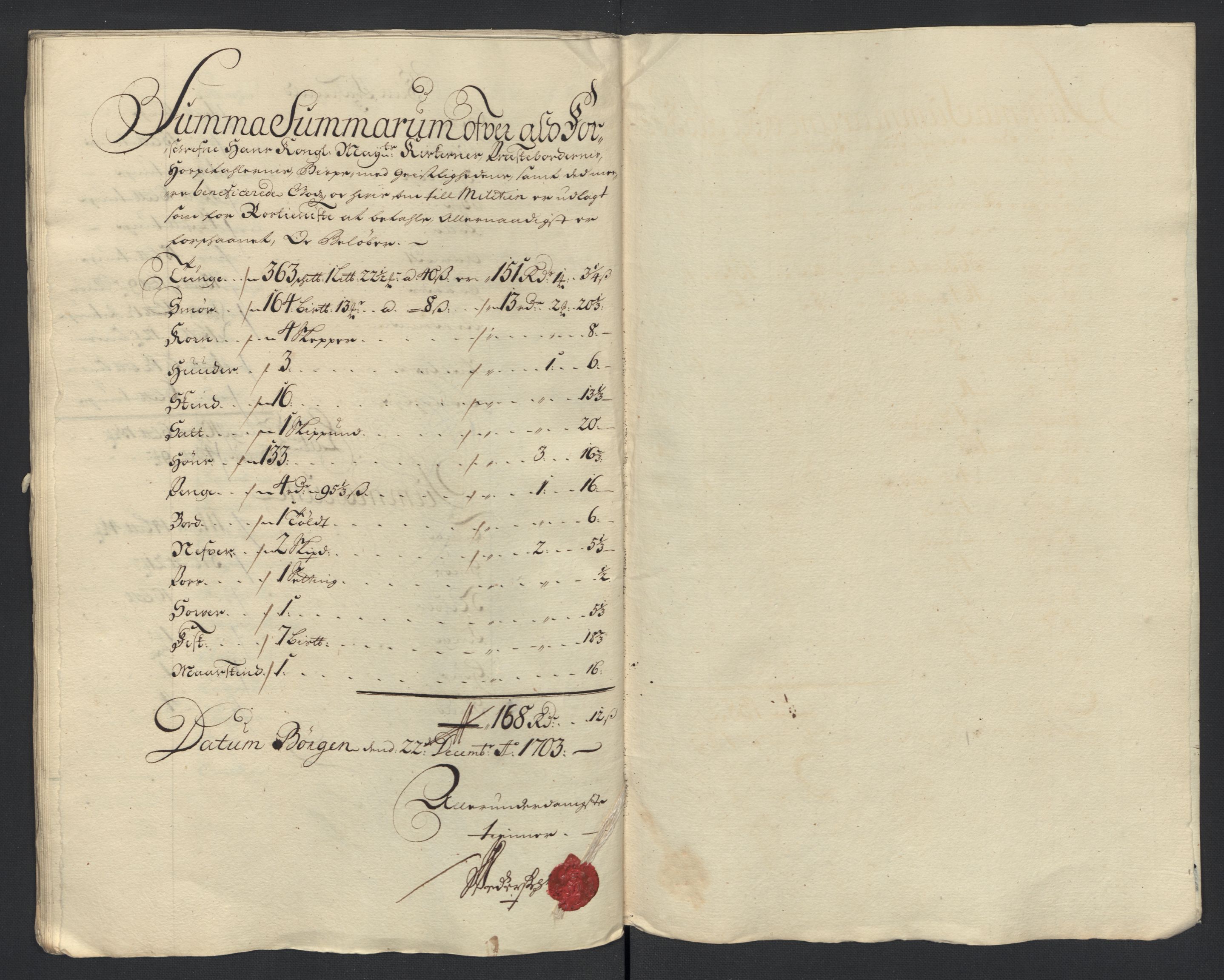 Rentekammeret inntil 1814, Reviderte regnskaper, Fogderegnskap, AV/RA-EA-4092/R11/L0586: Fogderegnskap Nedre Romerike, 1703, p. 203