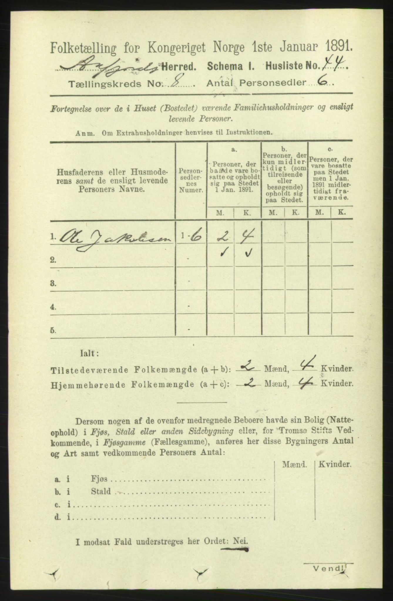 RA, 1891 census for 1630 Åfjord, 1891, p. 1971