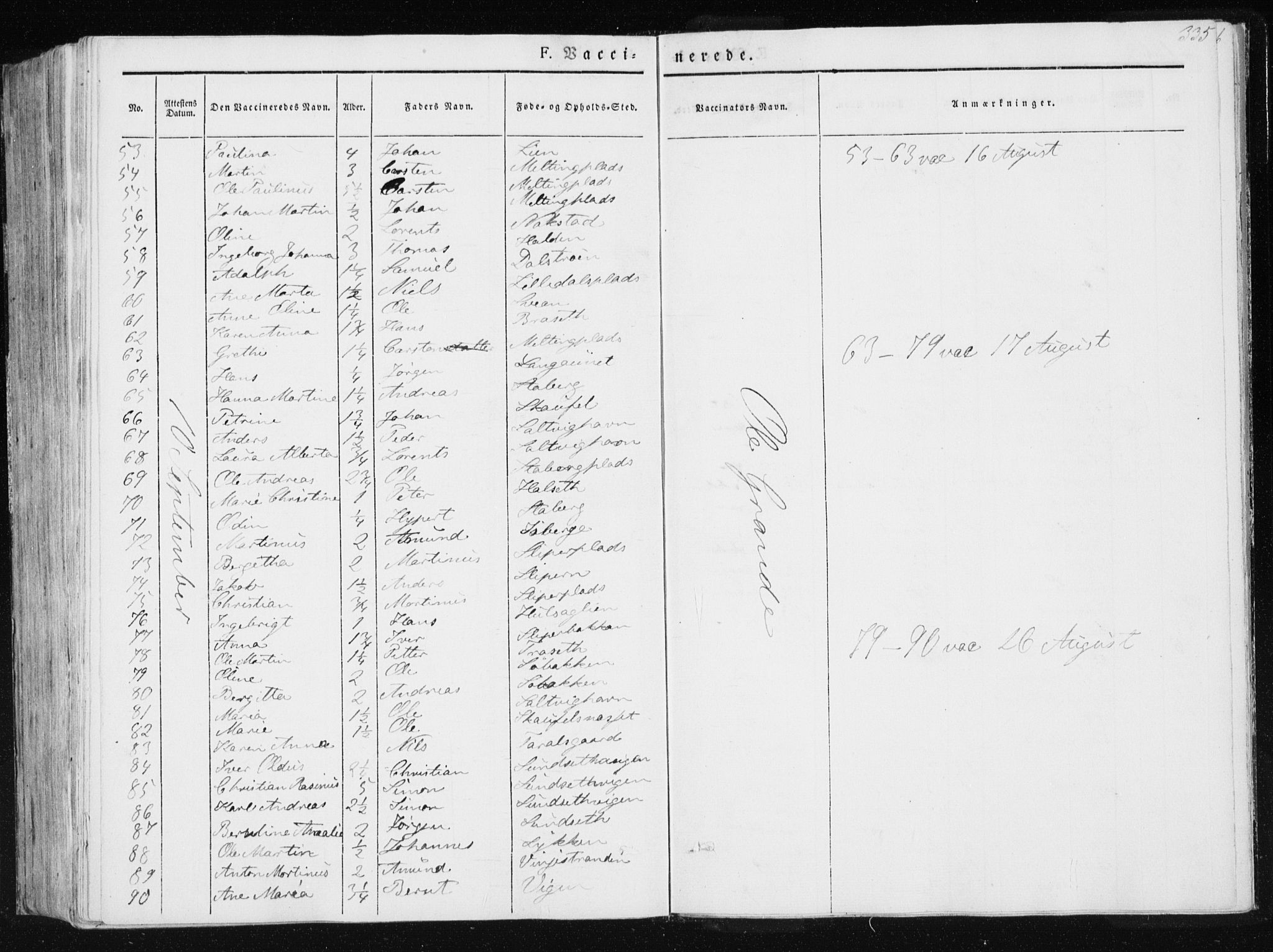 Ministerialprotokoller, klokkerbøker og fødselsregistre - Nord-Trøndelag, SAT/A-1458/733/L0323: Parish register (official) no. 733A02, 1843-1870, p. 335