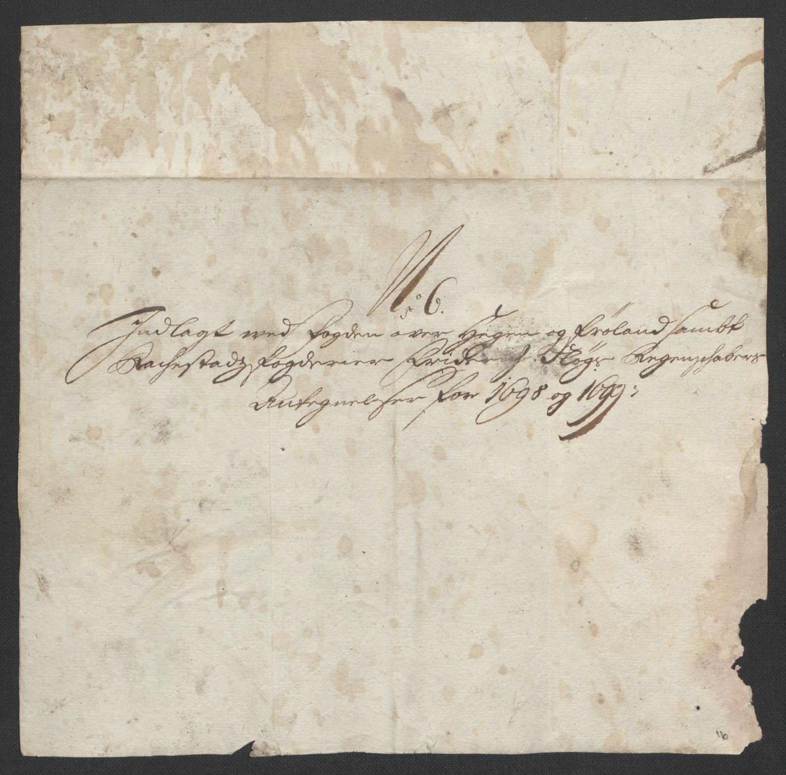 Rentekammeret inntil 1814, Reviderte regnskaper, Fogderegnskap, AV/RA-EA-4092/R07/L0289: Fogderegnskap Rakkestad, Heggen og Frøland, 1699, p. 401