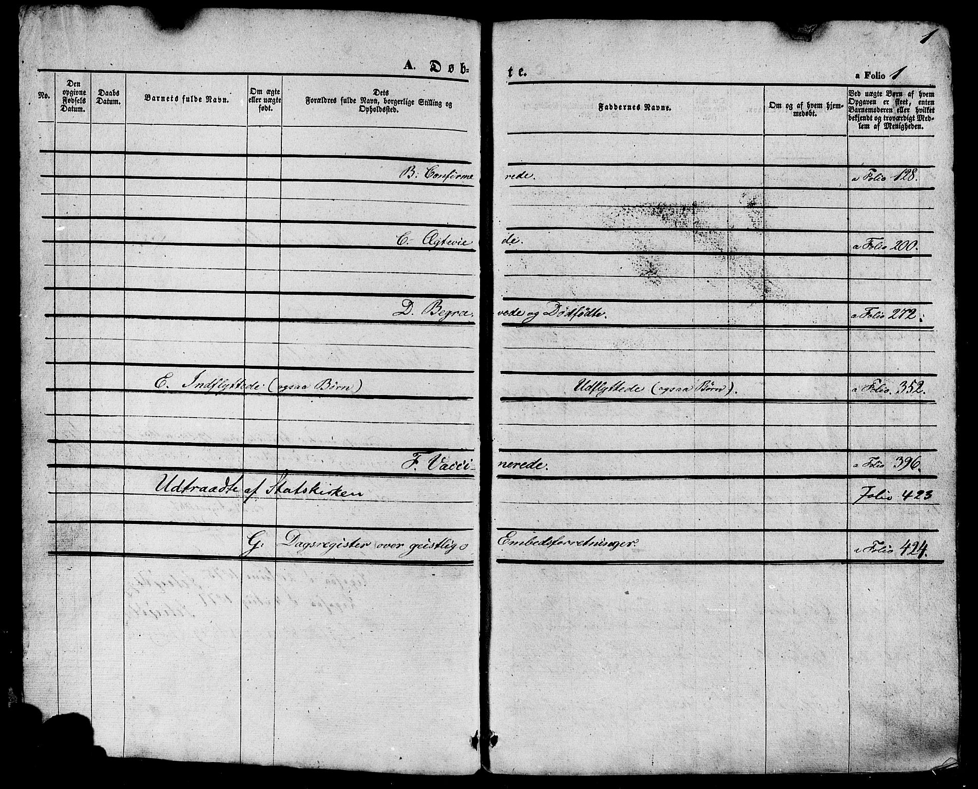 Hå sokneprestkontor, SAST/A-101801/001/30BA/L0008: Parish register (official) no. A 7, 1853-1878, p. 1