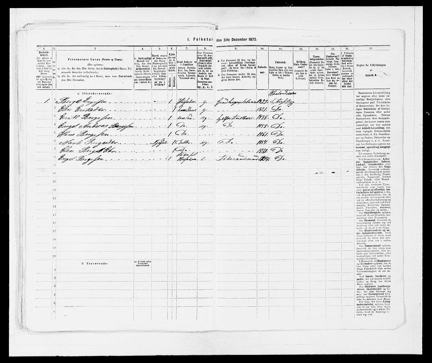 SAB, 1875 census for 1241P Fusa, 1875, p. 522