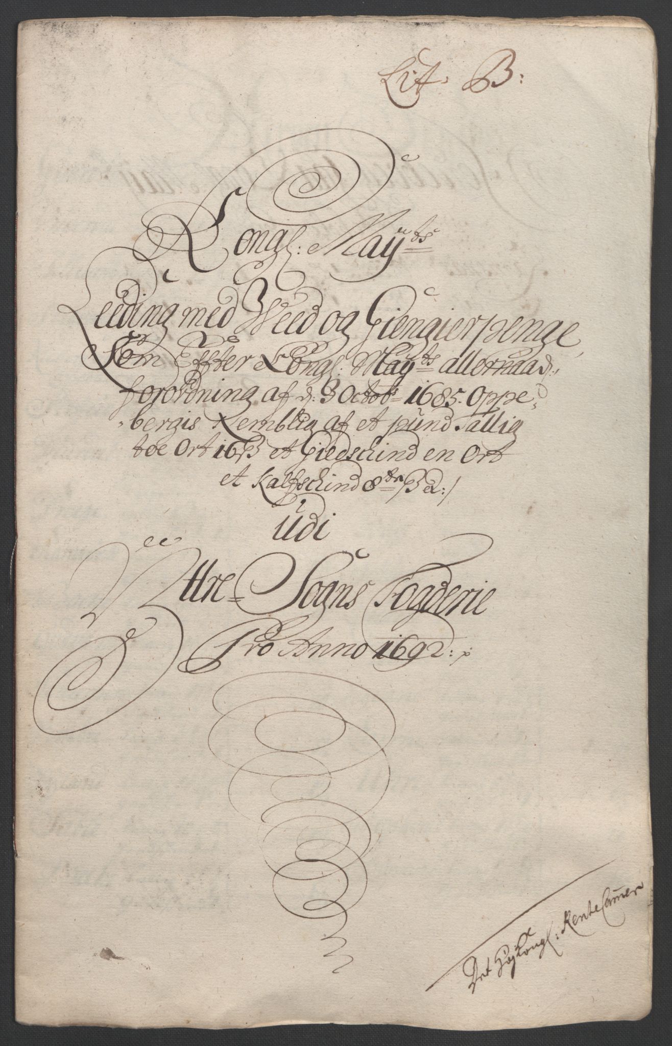 Rentekammeret inntil 1814, Reviderte regnskaper, Fogderegnskap, RA/EA-4092/R52/L3306: Fogderegnskap Sogn, 1691-1692, p. 305