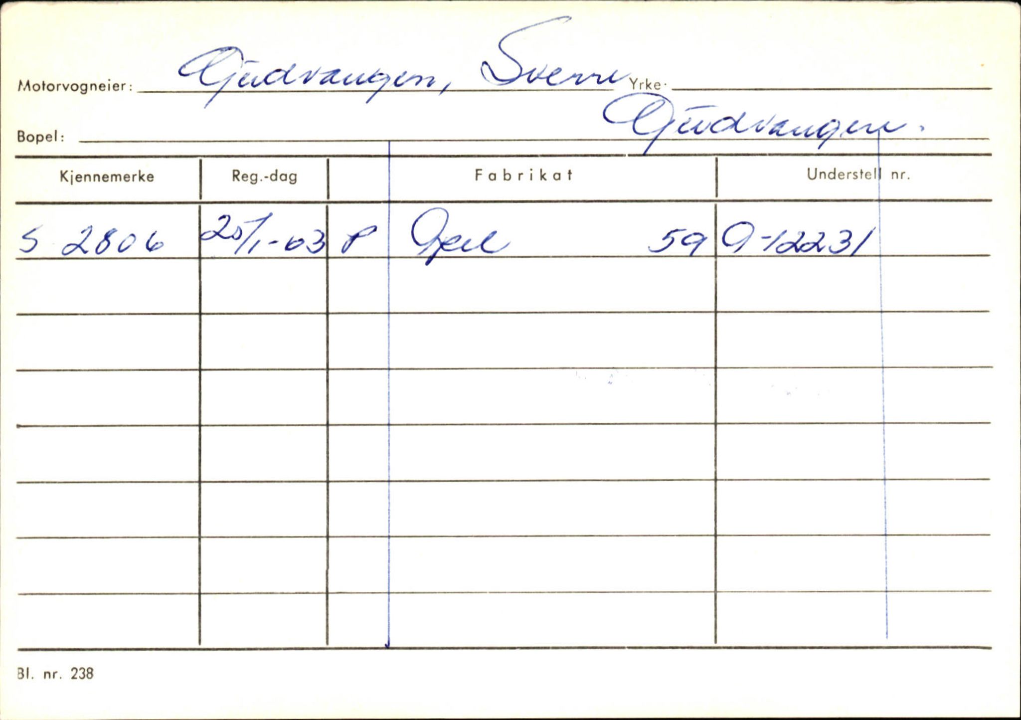 Statens vegvesen, Sogn og Fjordane vegkontor, AV/SAB-A-5301/4/F/L0125: Eigarregister Sogndal V-Å. Aurland A-Å. Fjaler A-N, 1945-1975, p. 667