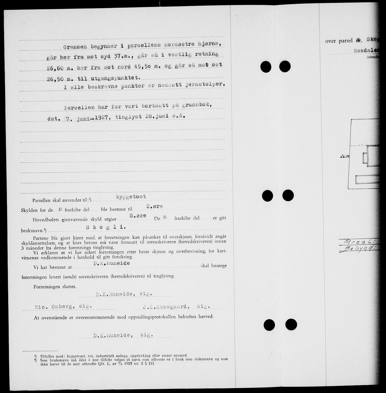 Onsøy sorenskriveri, SAO/A-10474/G/Ga/Gab/L0021: Mortgage book no. II A-21, 1947-1947, Diary no: : 3074/1947