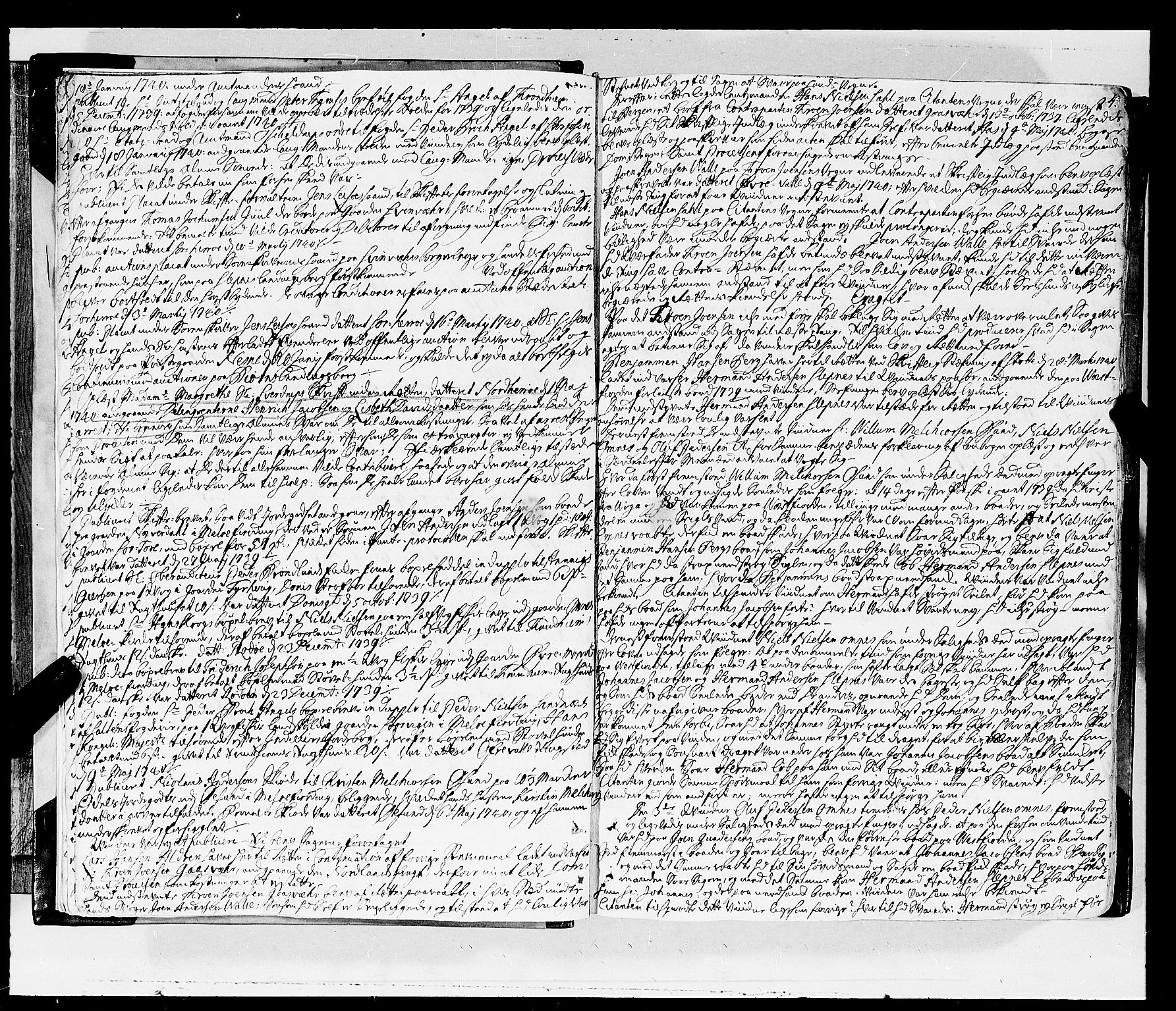 Helgeland sorenskriveri, SAT/A-0004/1/1A/L0011: Tingbok 12A, 1740-1743, p. 3b-4a