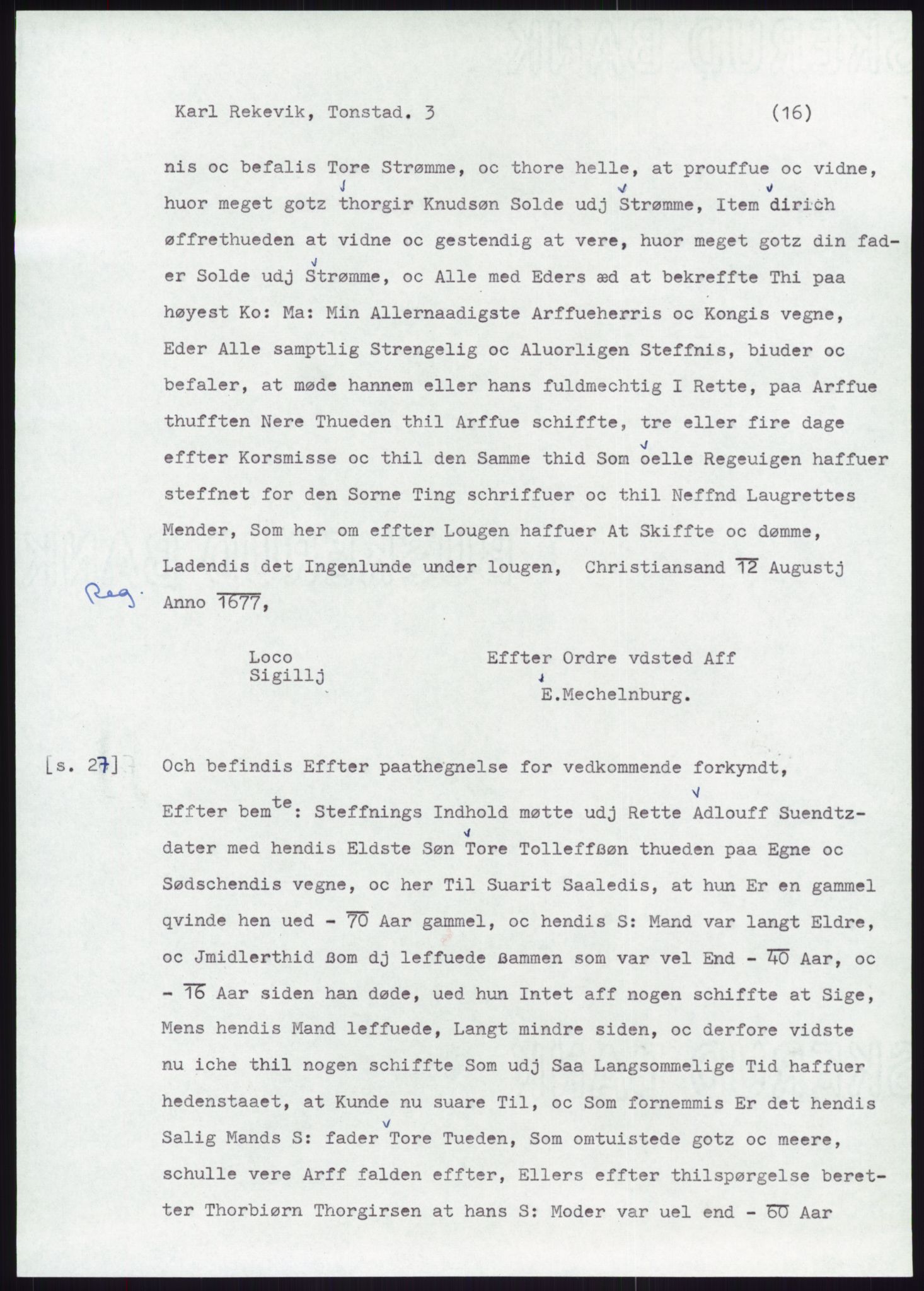 Samlinger til kildeutgivelse, Diplomavskriftsamlingen, AV/RA-EA-4053/H/Ha, p. 2406