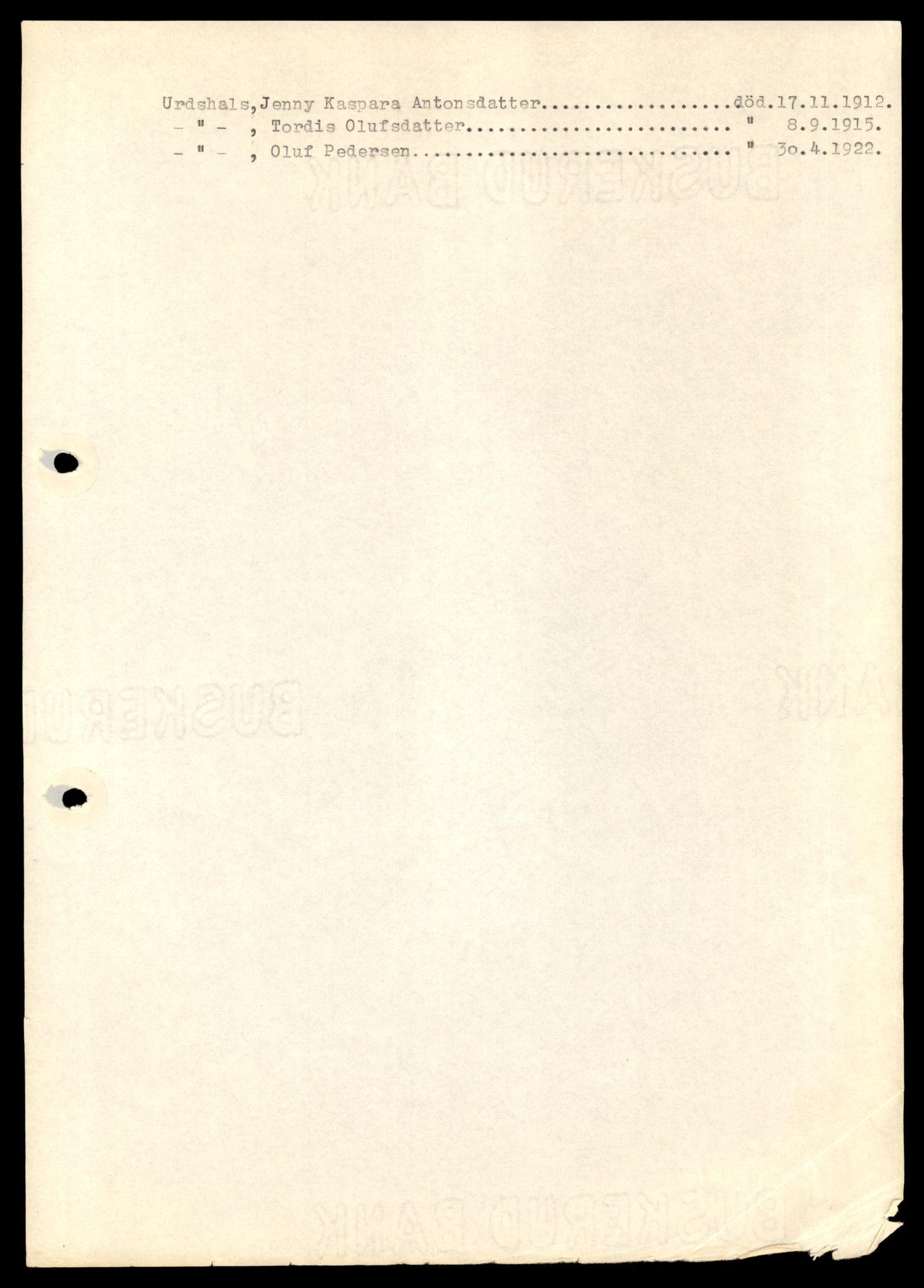 Nærøy lensmannskontor, SAT/A-6264/Ga/L0006: Mappe, Dødsfallsregister M - AA, 1904-1991, p. 44