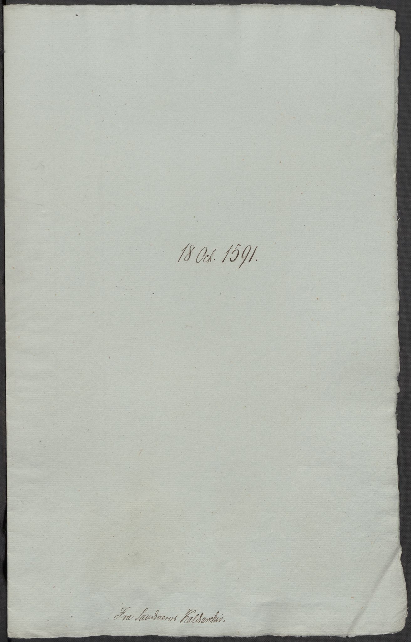 Riksarkivets diplomsamling, AV/RA-EA-5965/F02/L0094: Dokumenter, 1591, p. 46
