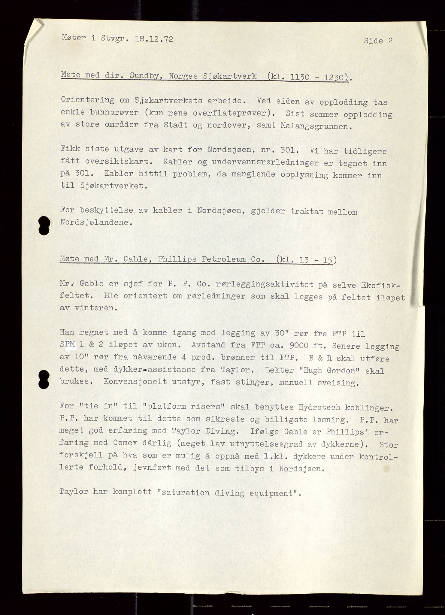 Industridepartementet, Oljekontoret, AV/SAST-A-101348/Di/L0003: DWP, møtereferater, 1972-1974, p. 207