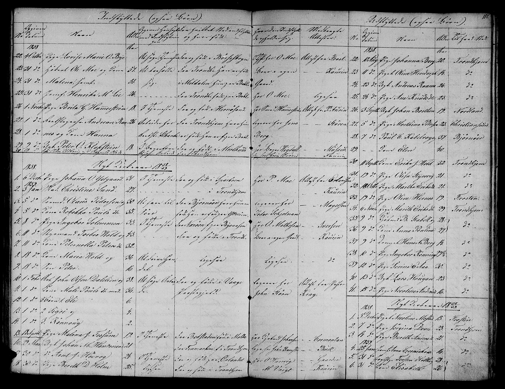 Ministerialprotokoller, klokkerbøker og fødselsregistre - Sør-Trøndelag, SAT/A-1456/604/L0182: Parish register (official) no. 604A03, 1818-1850, p. 157