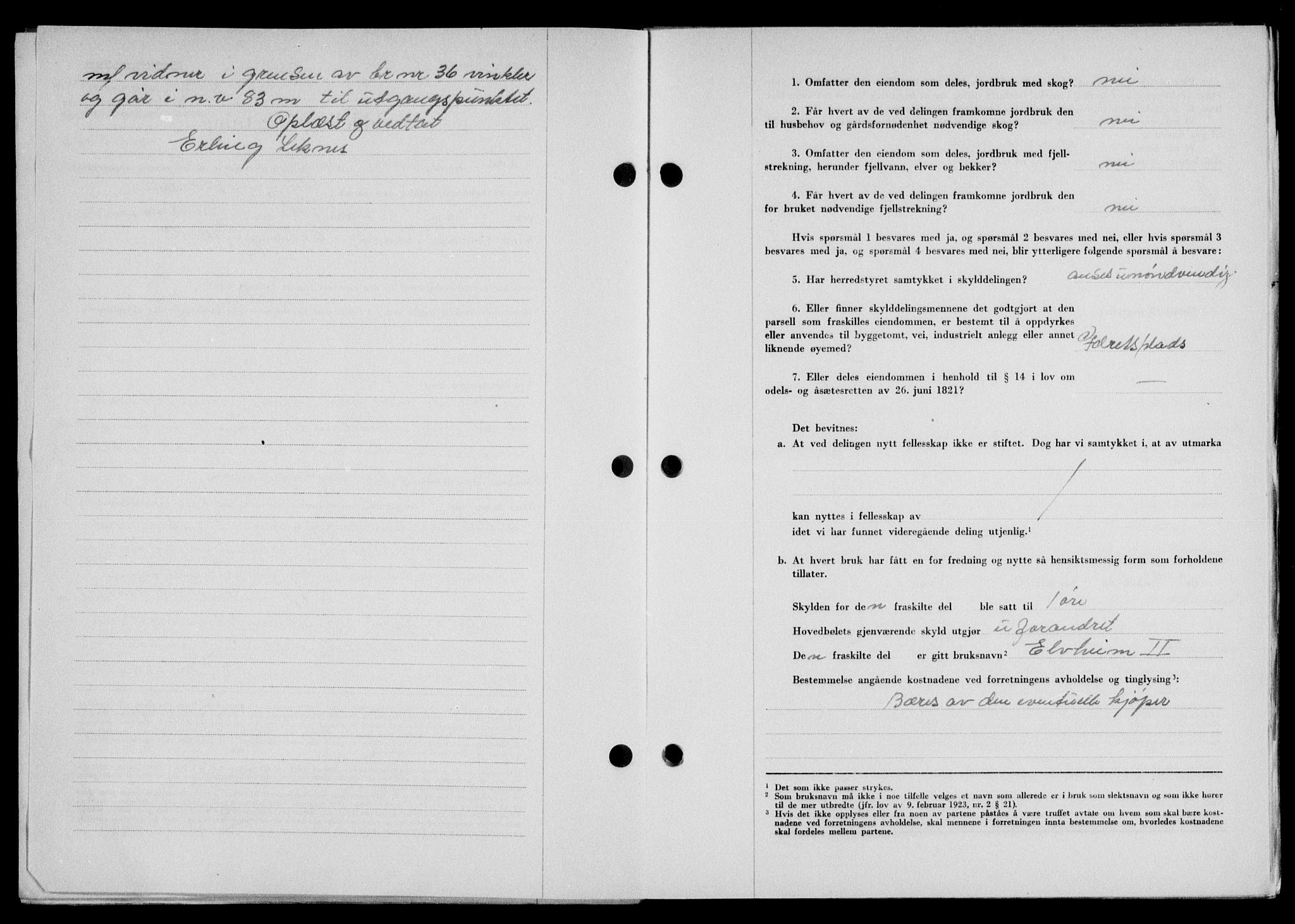 Lofoten sorenskriveri, SAT/A-0017/1/2/2C/L0020a: Mortgage book no. 20a, 1948-1949, Diary no: : 2755/1948