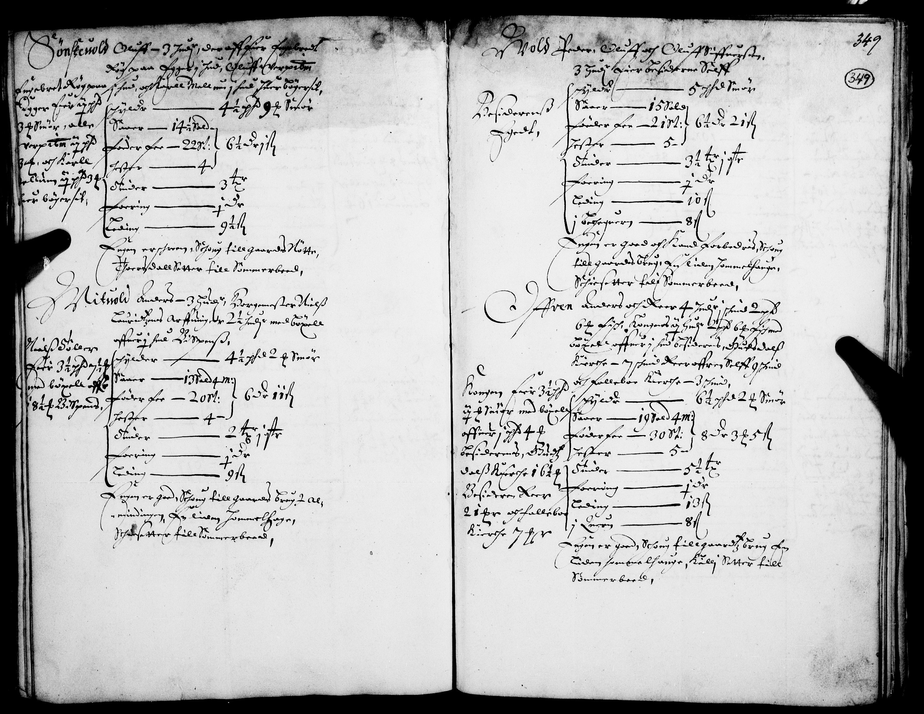 Rentekammeret inntil 1814, Realistisk ordnet avdeling, AV/RA-EA-4070/N/Nb/Nba/L0015: Gudbrandsdalen fogderi, 2. del, 1668, p. 348b-349a