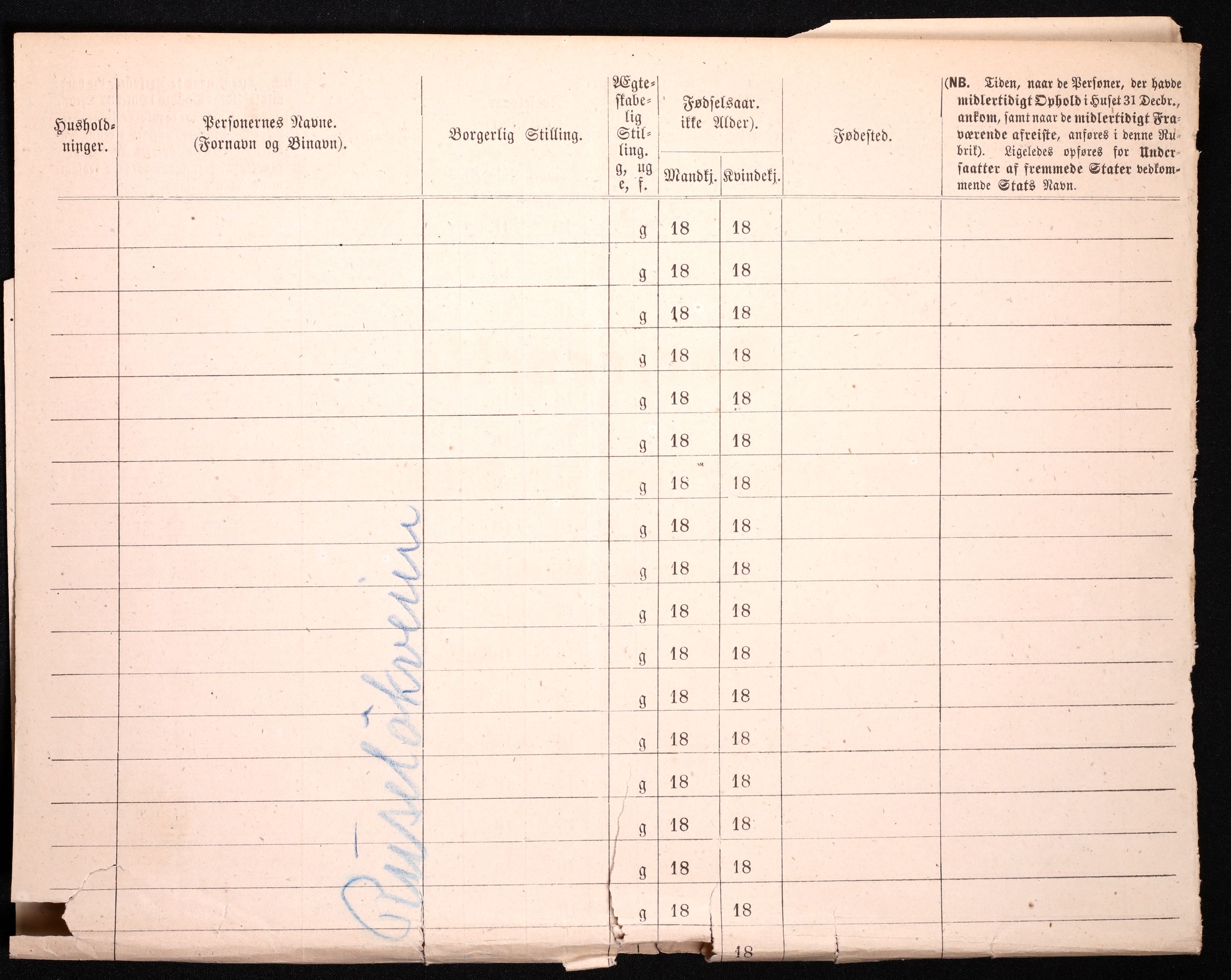 RA, 1870 census for 0301 Kristiania, 1870, p. 2917