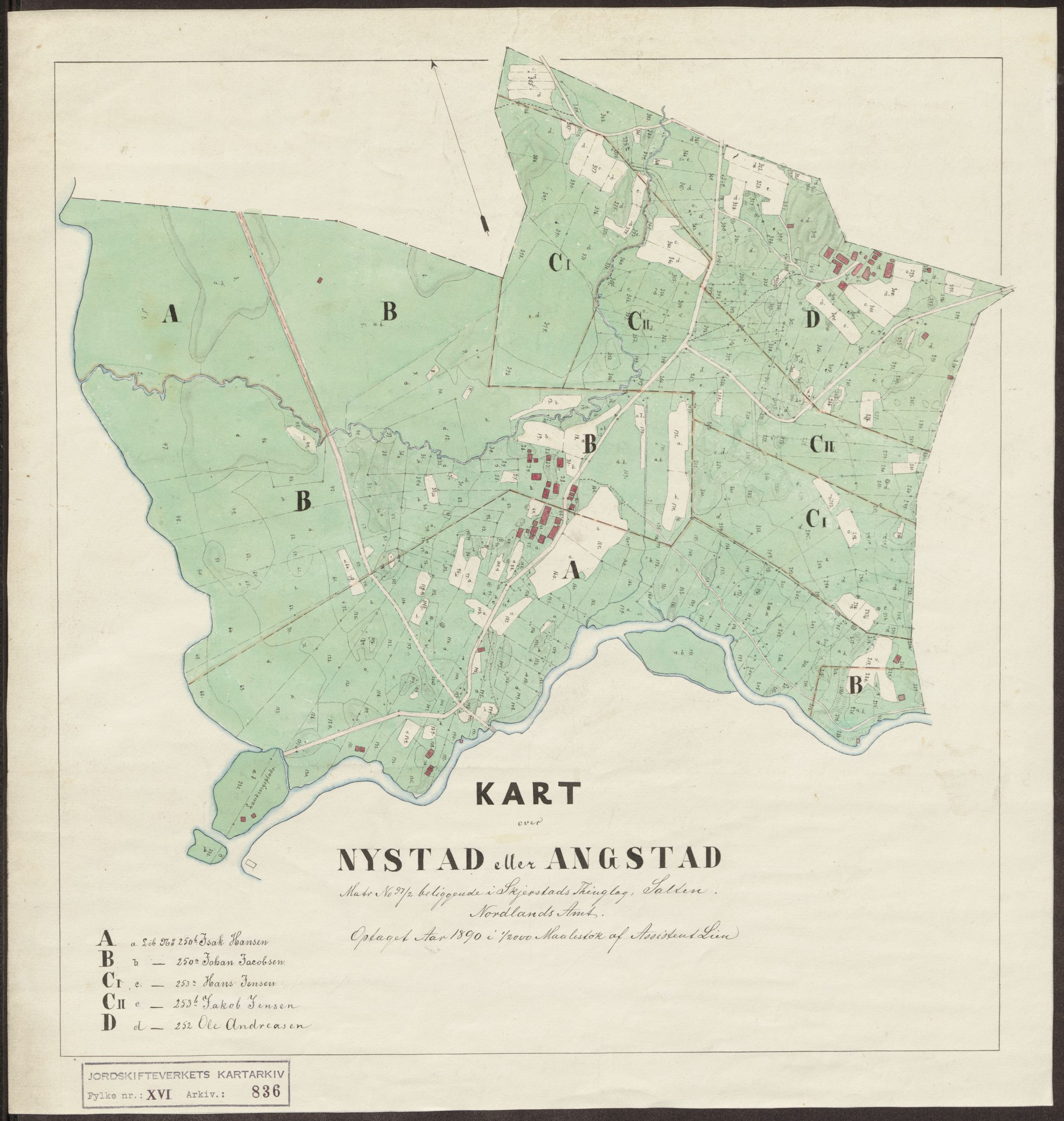 Jordskifteverkets kartarkiv, AV/RA-S-3929/T, 1859-1988, p. 970