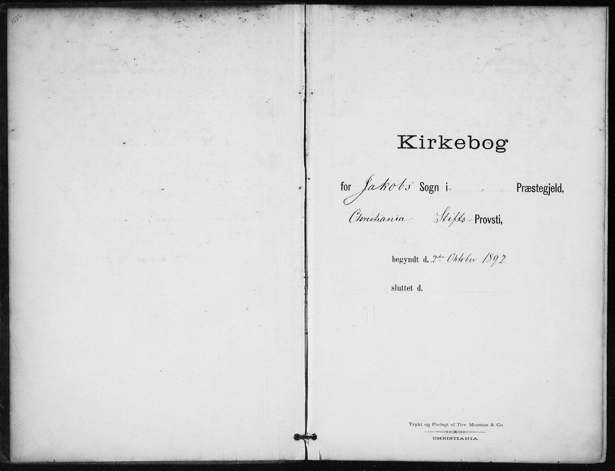 Jakob prestekontor Kirkebøker, SAO/A-10850/F/Fa/L0008: Parish register (official) no. 8, 1892-1924