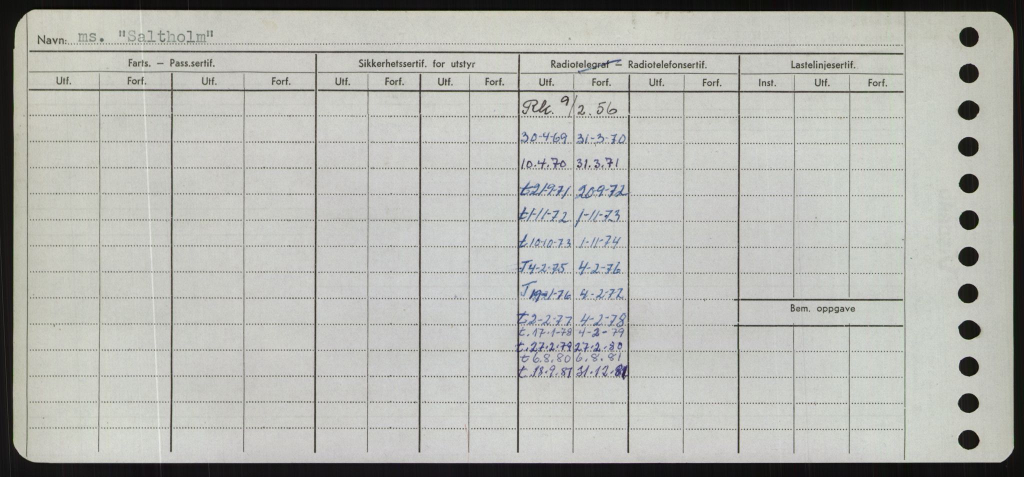 Sjøfartsdirektoratet med forløpere, Skipsmålingen, AV/RA-S-1627/H/Hd/L0031: Fartøy, Rju-Sam, p. 630