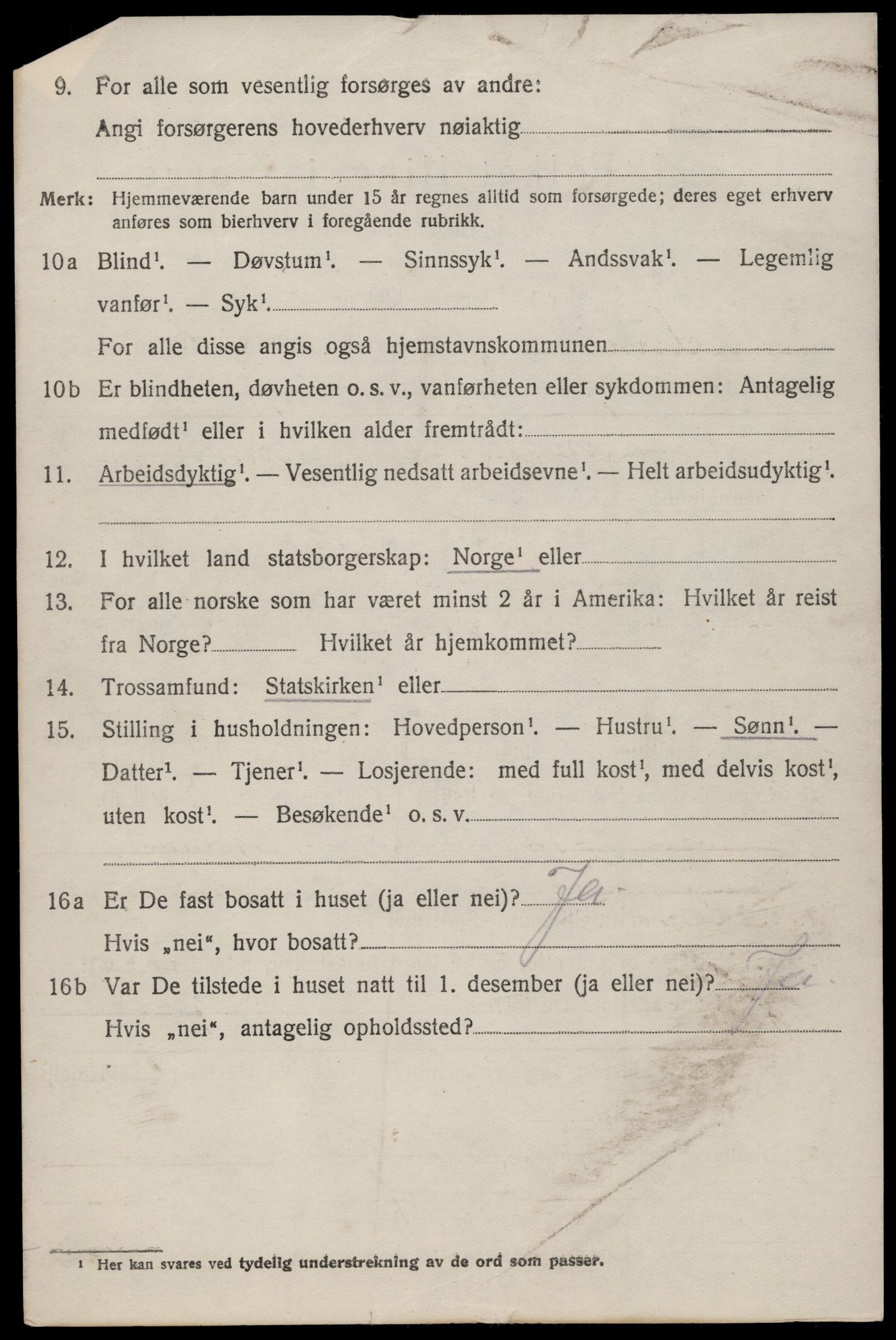 SAST, 1920 census for Lund, 1920, p. 1713