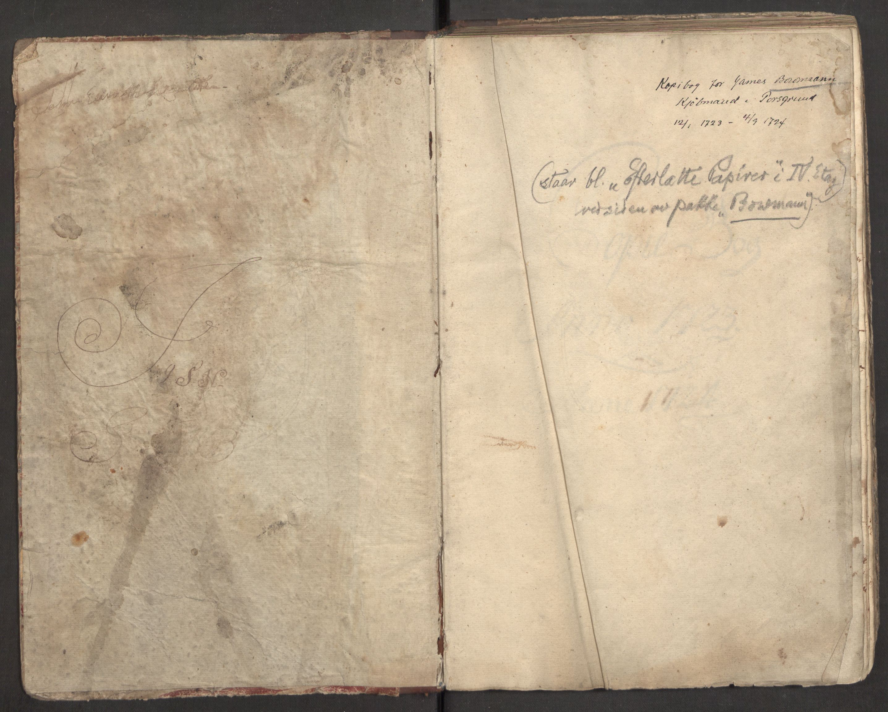 Bowman, James, RA/PA-0067/B/L0002/0001: Kopibøker / James Bowmans kopibok, 1723-1724, p. 3