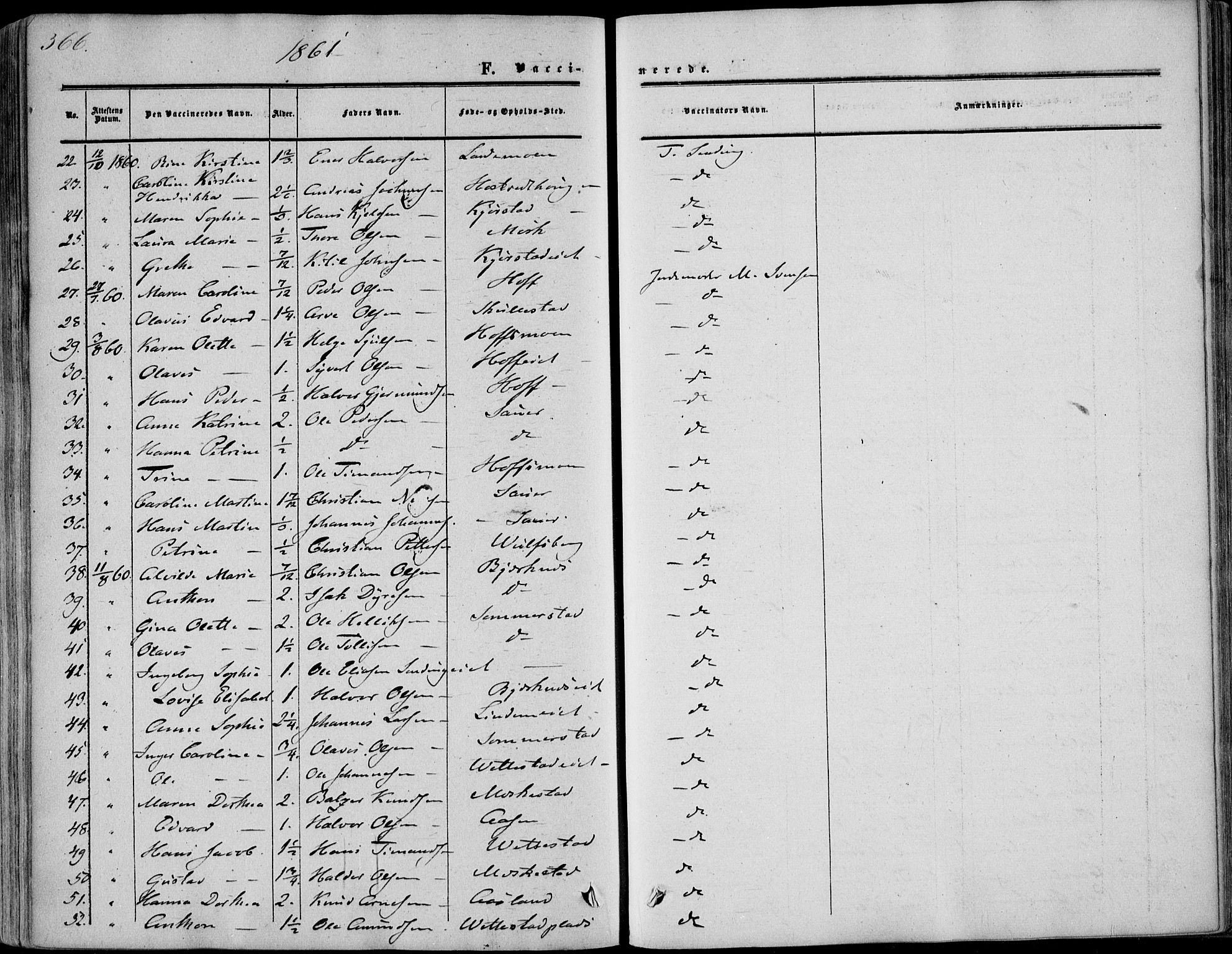 Sandsvær kirkebøker, AV/SAKO-A-244/F/Fa/L0006: Parish register (official) no. I 6, 1857-1868, p. 366