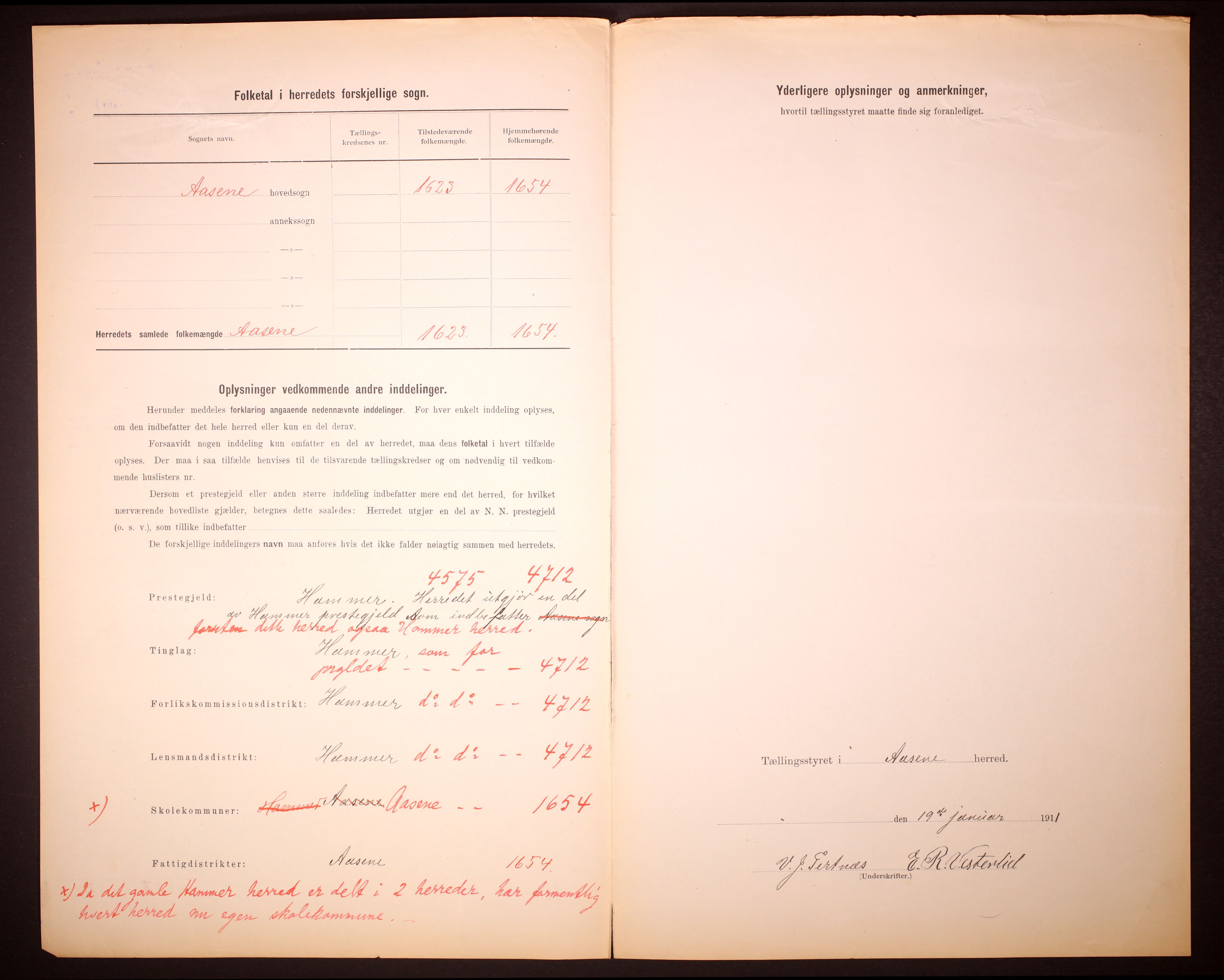 RA, 1910 census for Åsane, 1910, p. 3