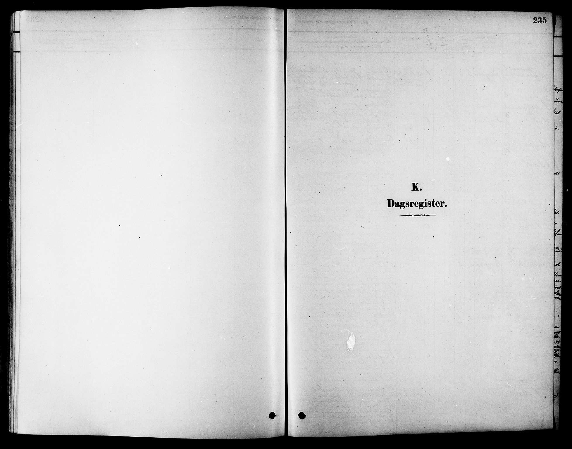 Ministerialprotokoller, klokkerbøker og fødselsregistre - Sør-Trøndelag, AV/SAT-A-1456/686/L0983: Parish register (official) no. 686A01, 1879-1890, p. 235